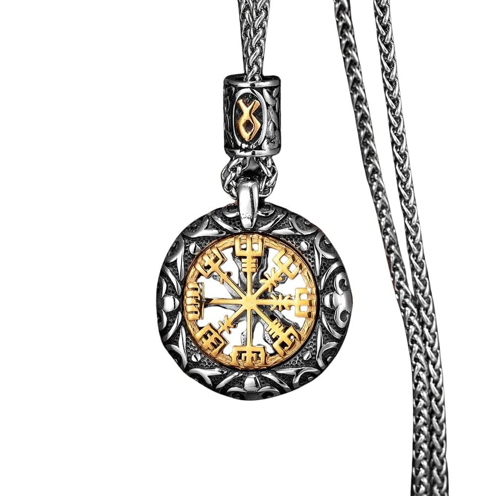 Trident Compass Necklace