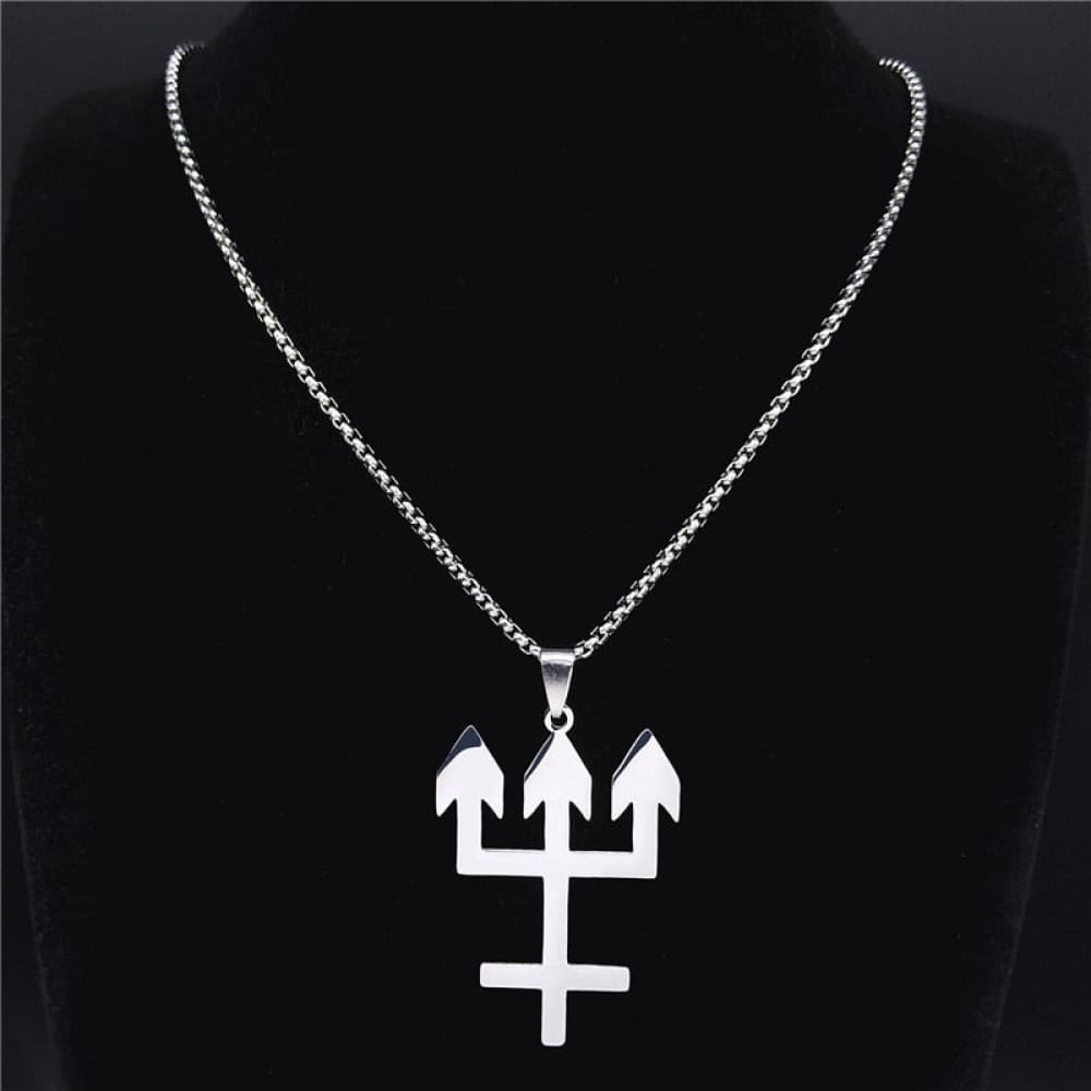 Trident Inverted Necklace
