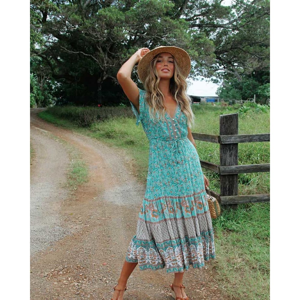 Madeinsea - Turquoise Beach Dress Madeinsea - Turquoise Beach Dress