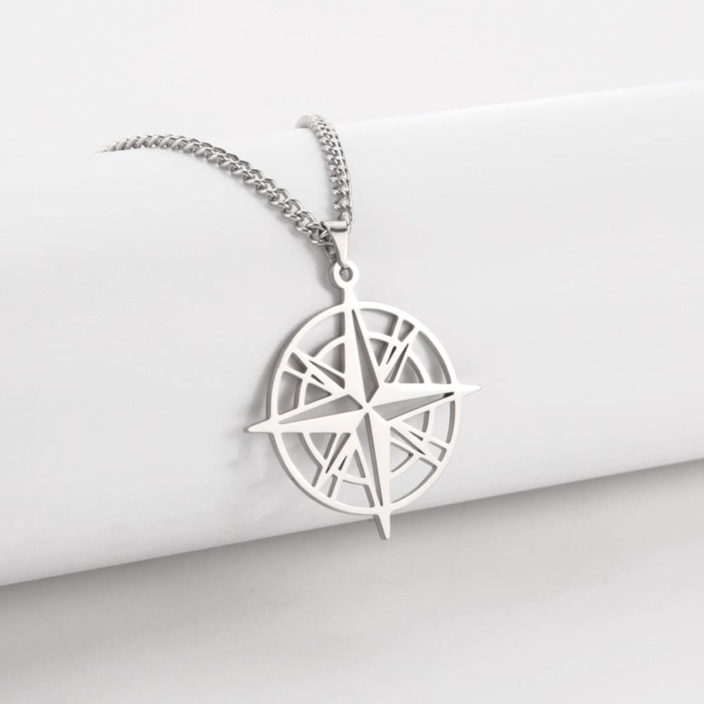 Two Layer Compass Necklace