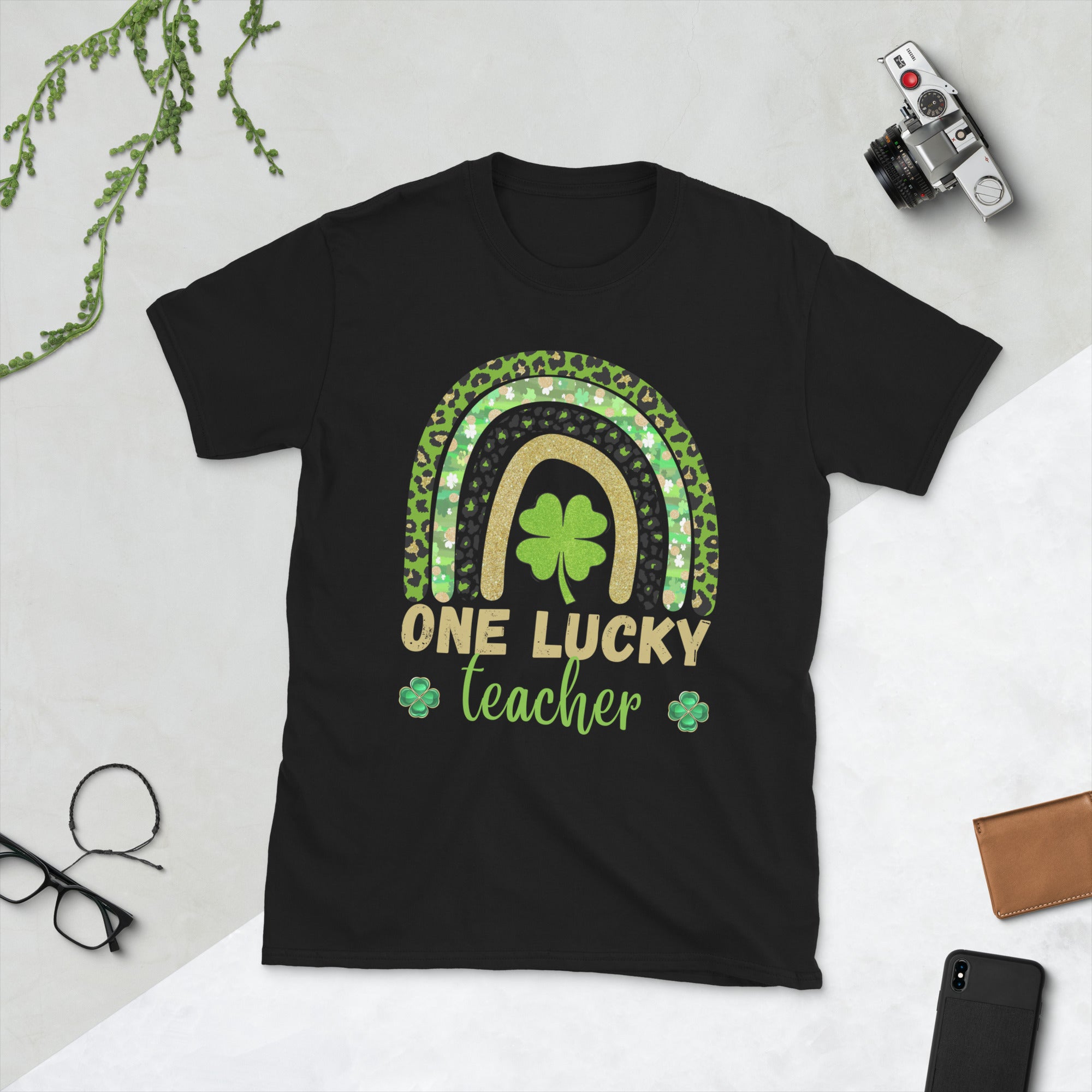 One Lucky Teacher Shirt, St Patricks Teacher Rainbow Shirt, Irish Teacher Shirt, Lucky Shamrock Teacher TShirt, Shamrock Shirt, Teacher Gift
