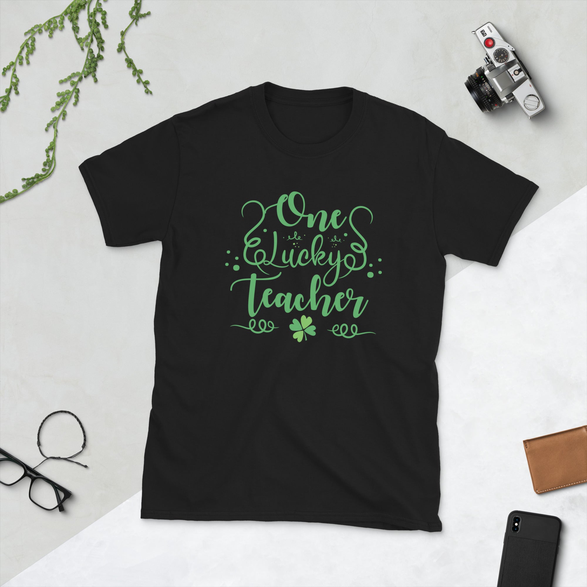 One Lucky Teacher Shirt, St Patricks Day Teacher Shirt,Lucky Teacher TShirt, St Patricks Gifts, Shamrock Tee, St. Pattys Shirt,Teacher Shirt