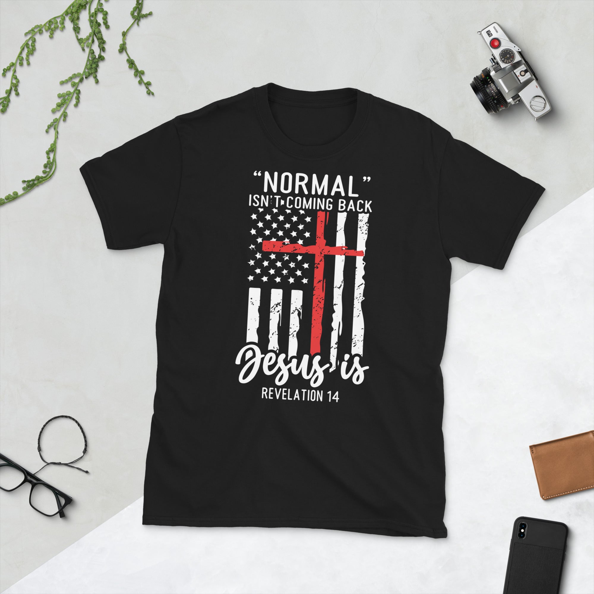 Normal Isnt Coming Back Jesus Is, Jesus Shirt, Revelation 14, Bible Verse Tshirt, Inspirational Shirt, Faith T Shirt, Christian Shirt Gift