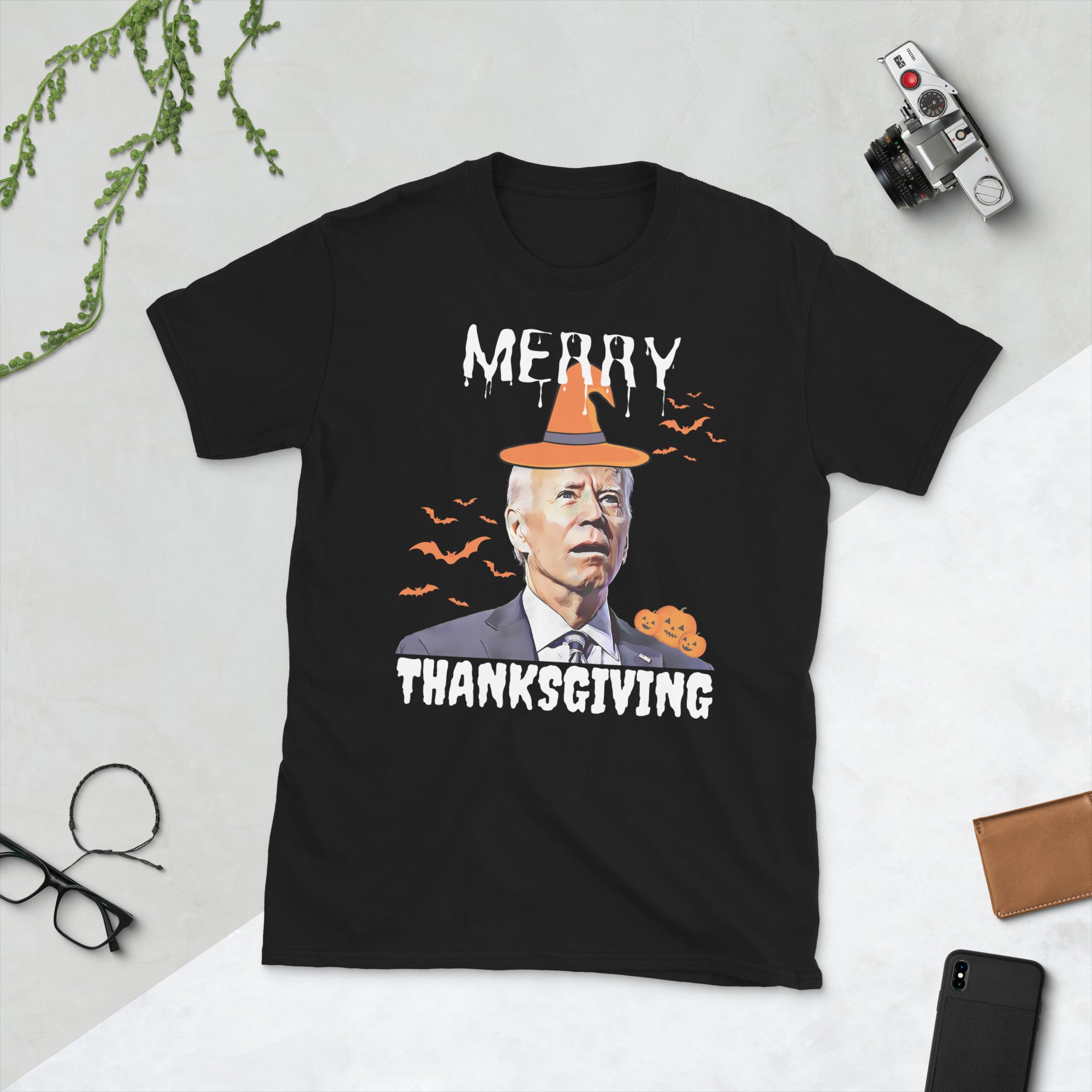 Merry Thanksgiving Halloween Shirt, Funny Joe Biden Confused, Halloween Biden Shirt, Republican Tshirt, FJB Shirt, Halloween Gifts For Him