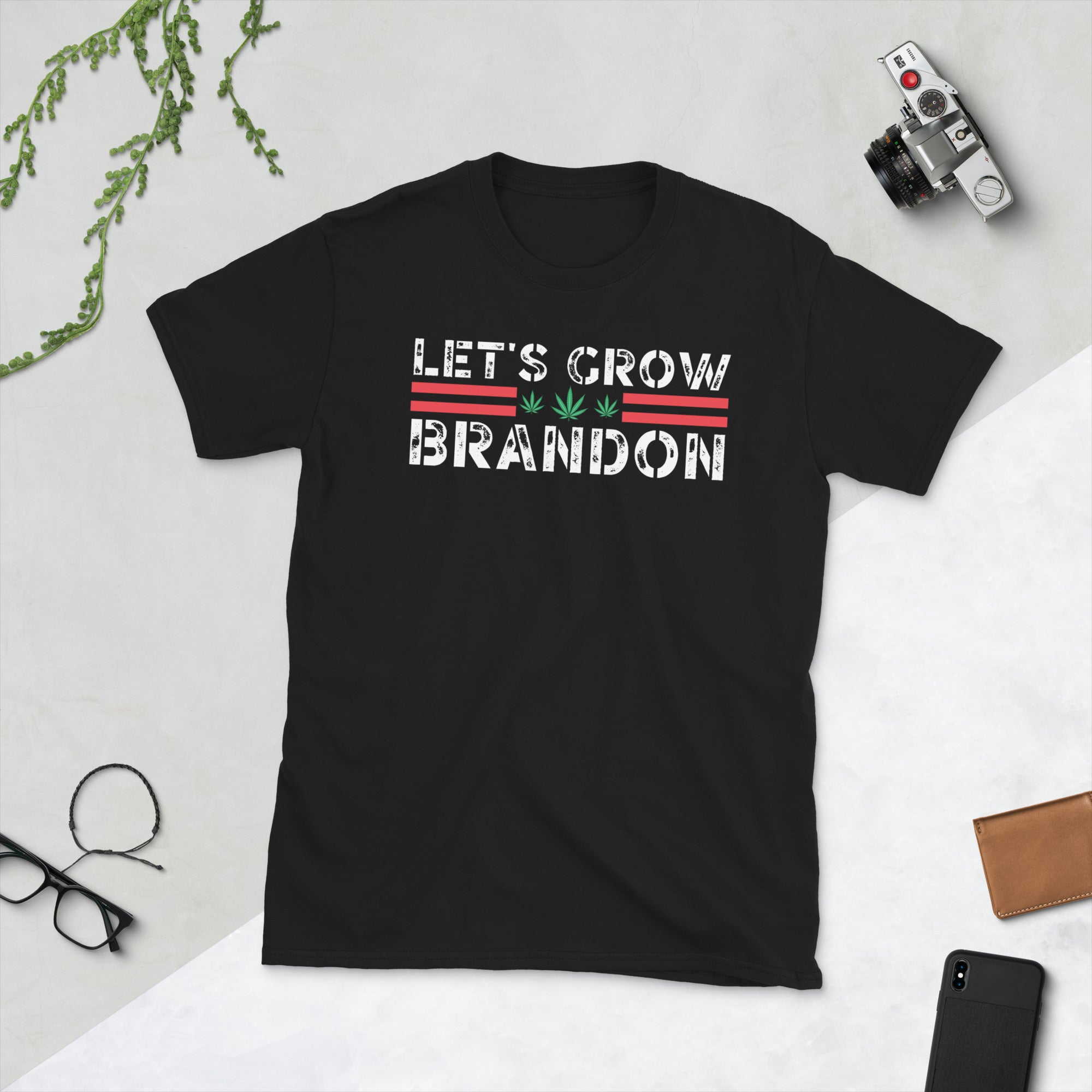 Let's Grow Brandon, Dank Brandon Shirt, FJB Shirt, Anti Joe Biden Tshirt, Republican T Shirt, Gifts For Him, Conservative Patriotic Tee - Madeinsea©