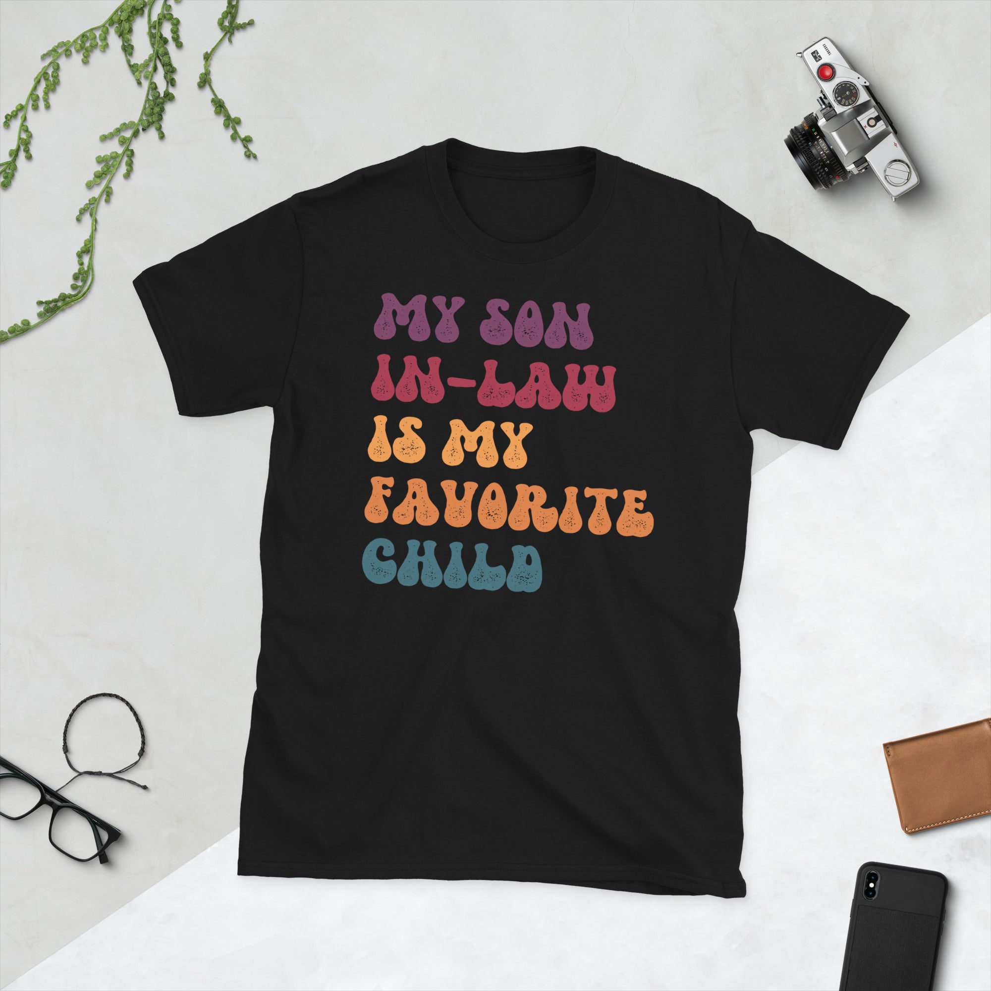 My Son In Law Is My Favorite Child Funny Mother In Law Groovy Shirt, Funny Family T-shirt, Funny Son Tee, Gift For Mother In Law
