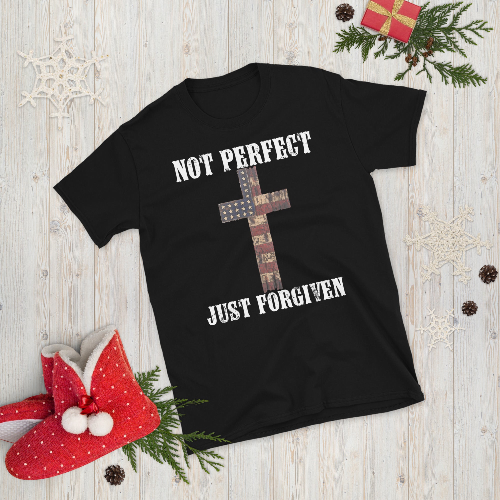 Not Perfect Just Forgiven Shirt, Christian Shirt, Religious Gifts For Women, Bible Verse Tshirt, Religious Gifts, Holy Bible T Shirt - Madeinsea©