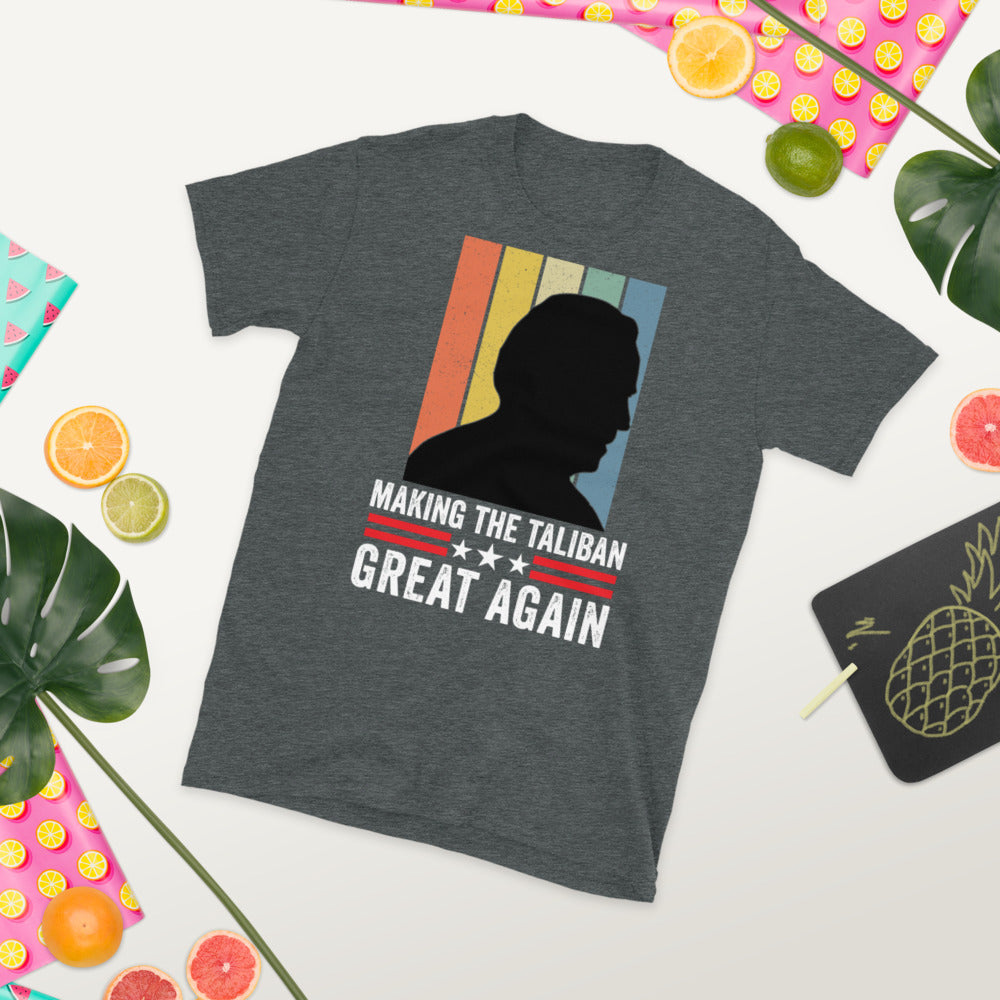 Making Taliban Great Again Shirt, Funny Biden Harris Shirt, Anti Biden Shirt, Republican American Flag Shirt - Madeinsea©