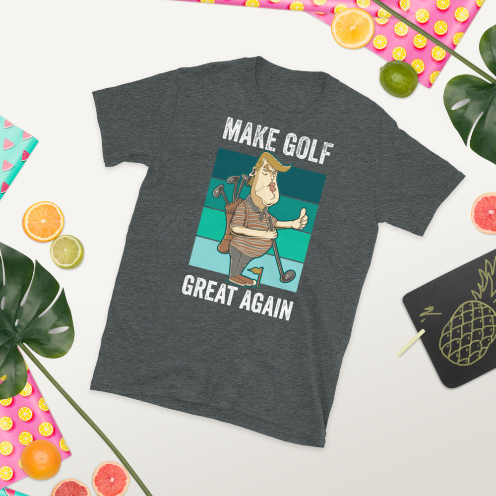 Make Golf Great Again Shirt, Make golfing great, Donald Trump golfing, Funny trump shirt, Golfing Trump, MAGA funny t shirt - Madeinsea©