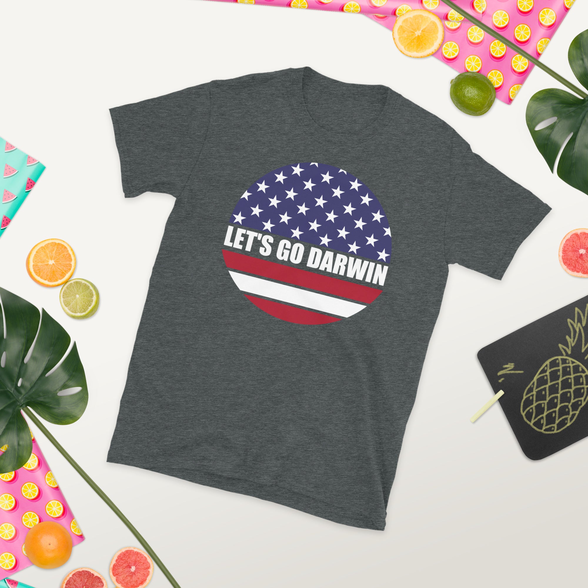 Lets Go Darwin Shirt, Let's Go Darwin Tshirt, Fully Vaccinated Shirt, Pro Vaccine, Pro Biden, Funny Vaccinated Tee, Funny Democrat T Shirt - Madeinsea©