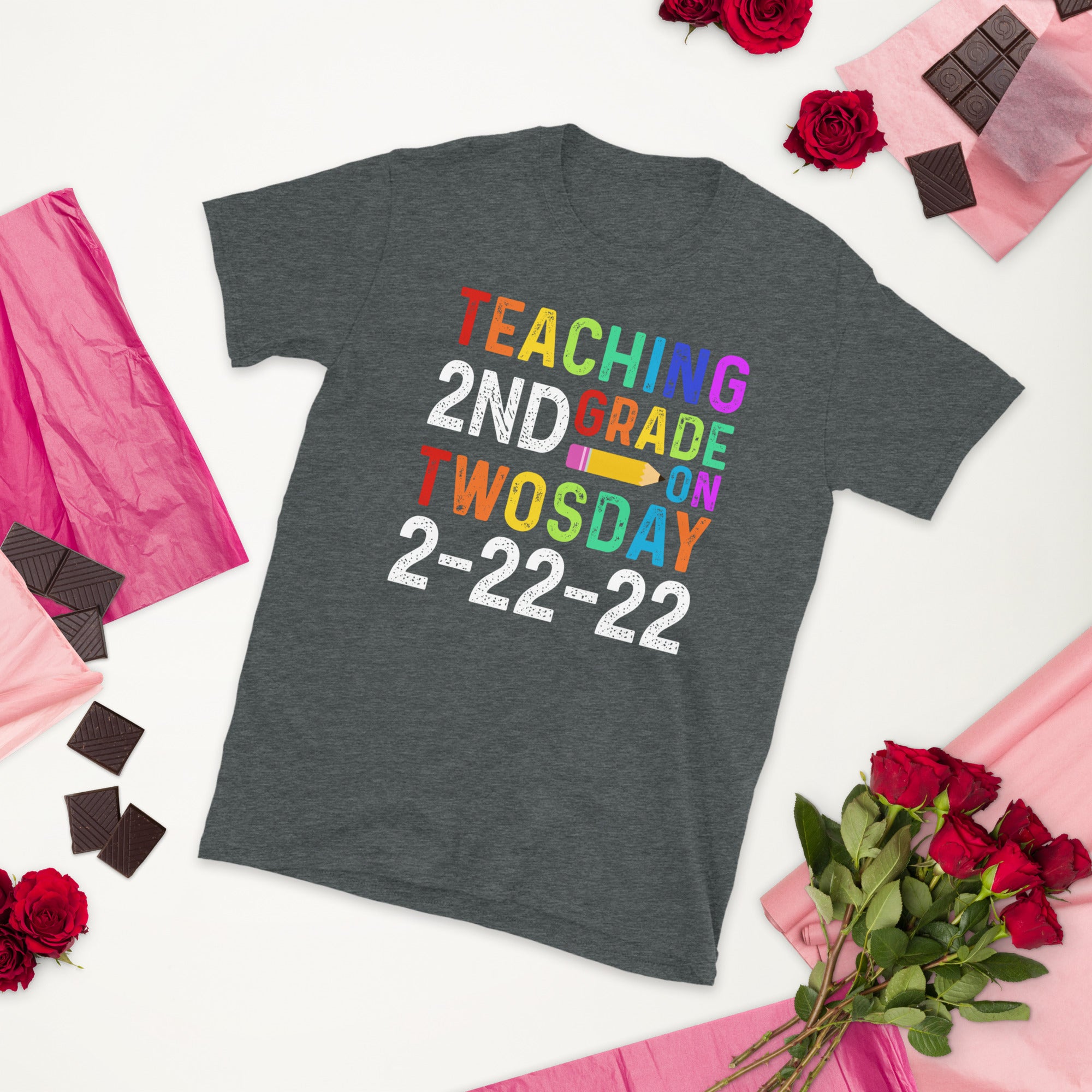 Teaching Twosday, 2-22-22, Twosday Shirt, Teaching 2nd Grade on Twosday, Second Grade Teacher Tshirt, Happy Twosday, 2nd Grade Teacher Gifts - Madeinsea©