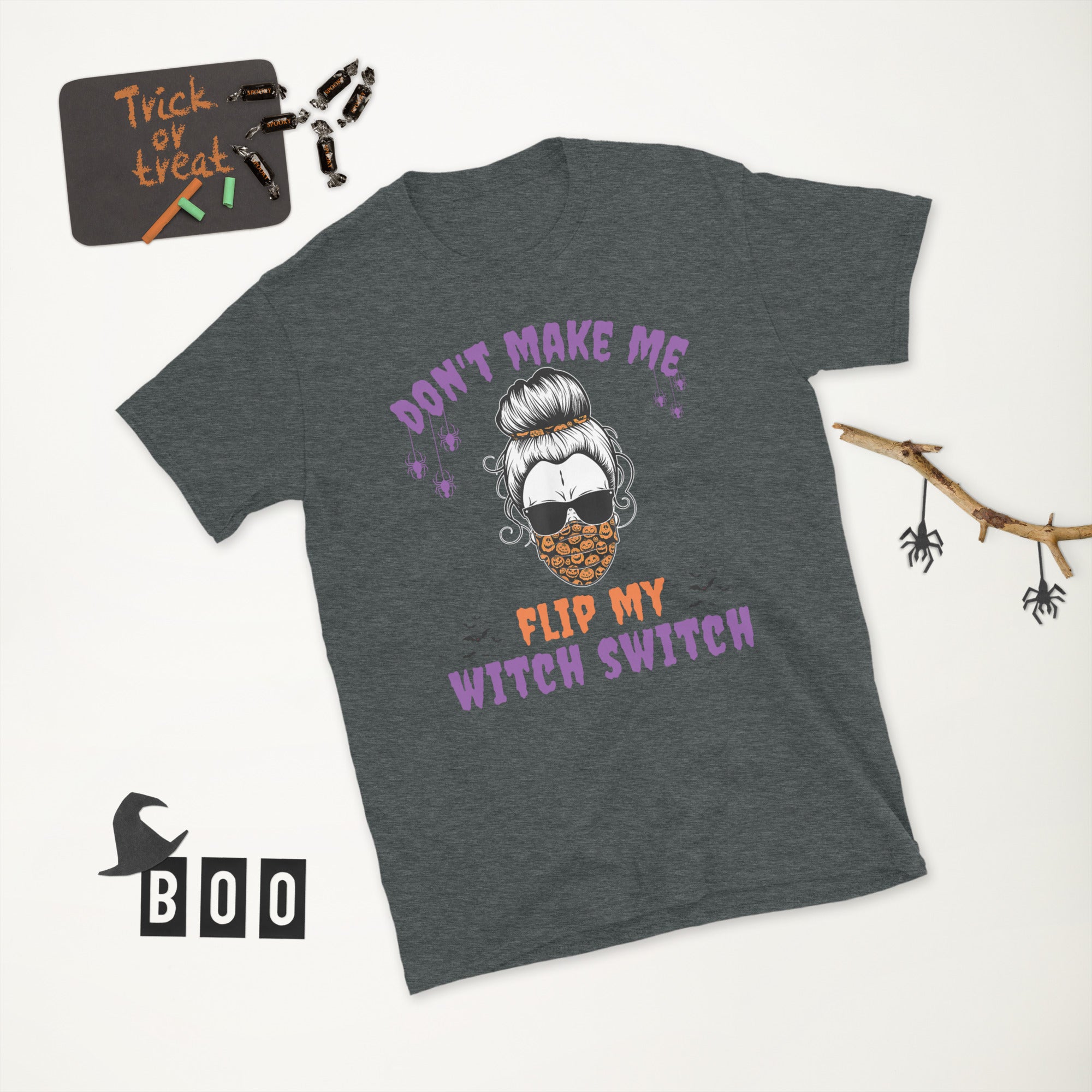 Don't Make Me Flip My Witch Switch, Funny Halloween Shirt, Halloween Costume, Funny Gift For Mom, Cute Halloween Witch Tshirt, Witch Tee - Madeinsea©