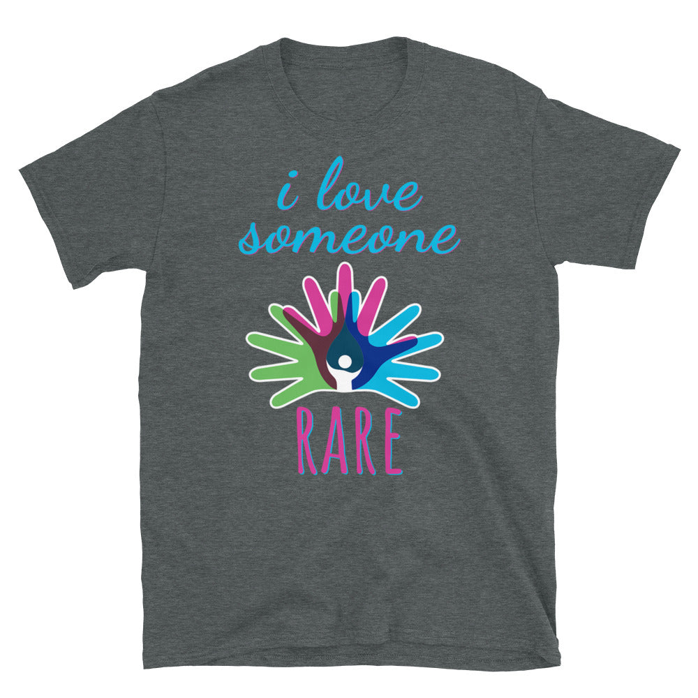 I love someone rare, I love someone rare Tshirt, Short-Sleeve Unisex T-Shirt for Rare disease awareness - Madeinsea©