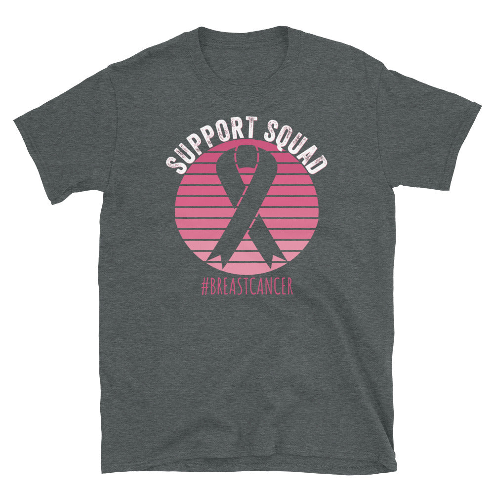 Breast Cancer Warrior Support Squad Shirt, Breast Cancer Awareness Shirt, Breast Cancer Awareness In October, Cancer Team Shirt, beat cancer - Madeinsea©