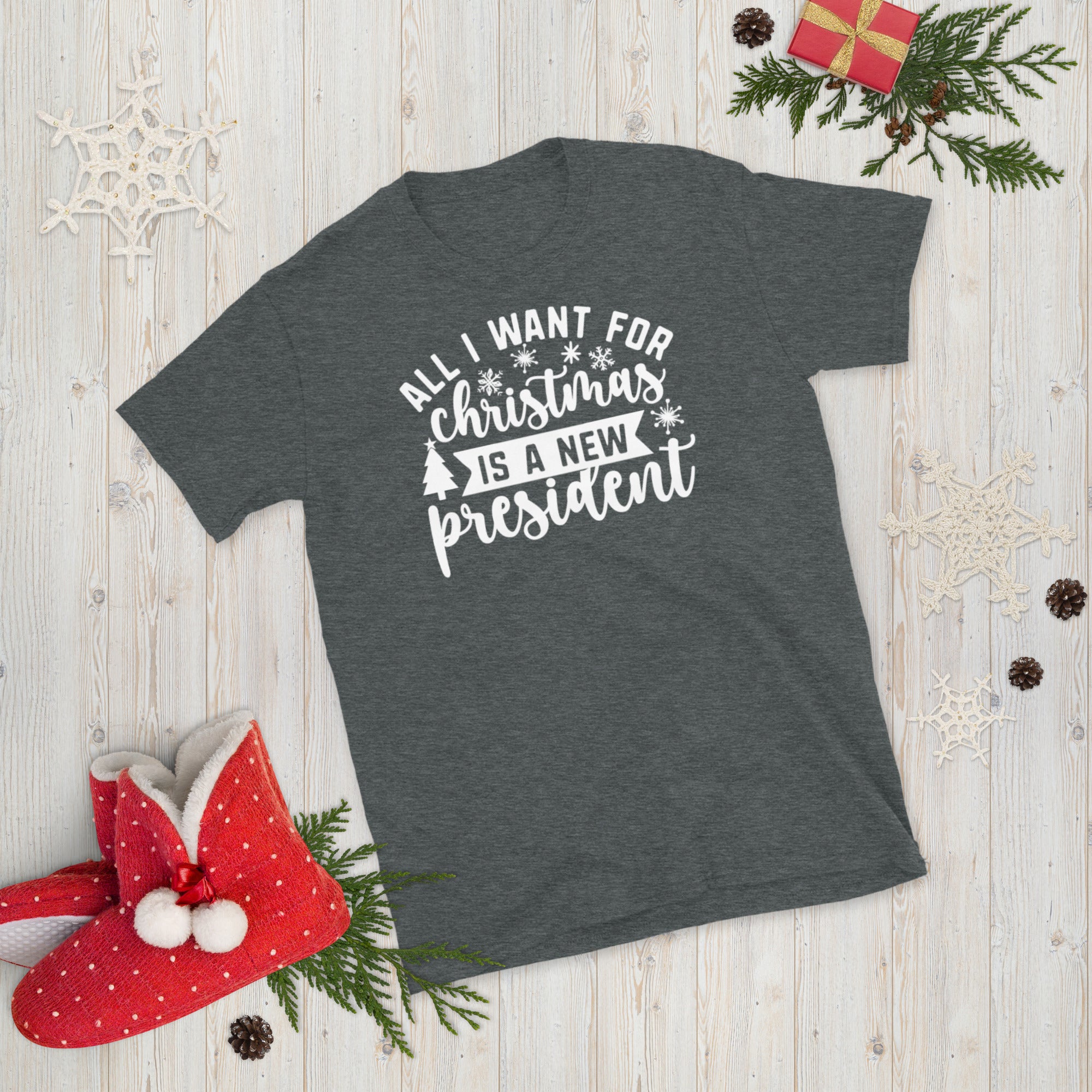 All I Want For Christmas Is A New President, FJB Christmas Shirt, Christmas Gifts, Anti Biden Gift, Christmas Pajamas, FJB Xmas Shirt - Madeinsea©