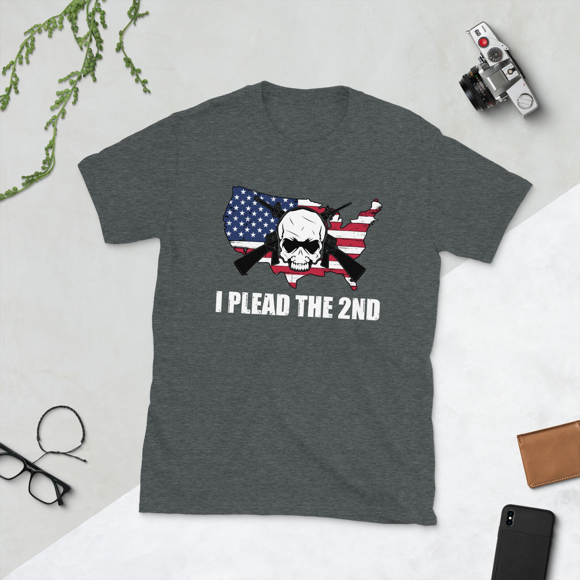 I Plead The 2nd T-Shirt, 2nd Amendment Shirt, USA American Flag Rifle T Shirt, Gun Rights, 1776 Patriotic Tee, Veteran Gift, AR15 Shirt - Madeinsea©