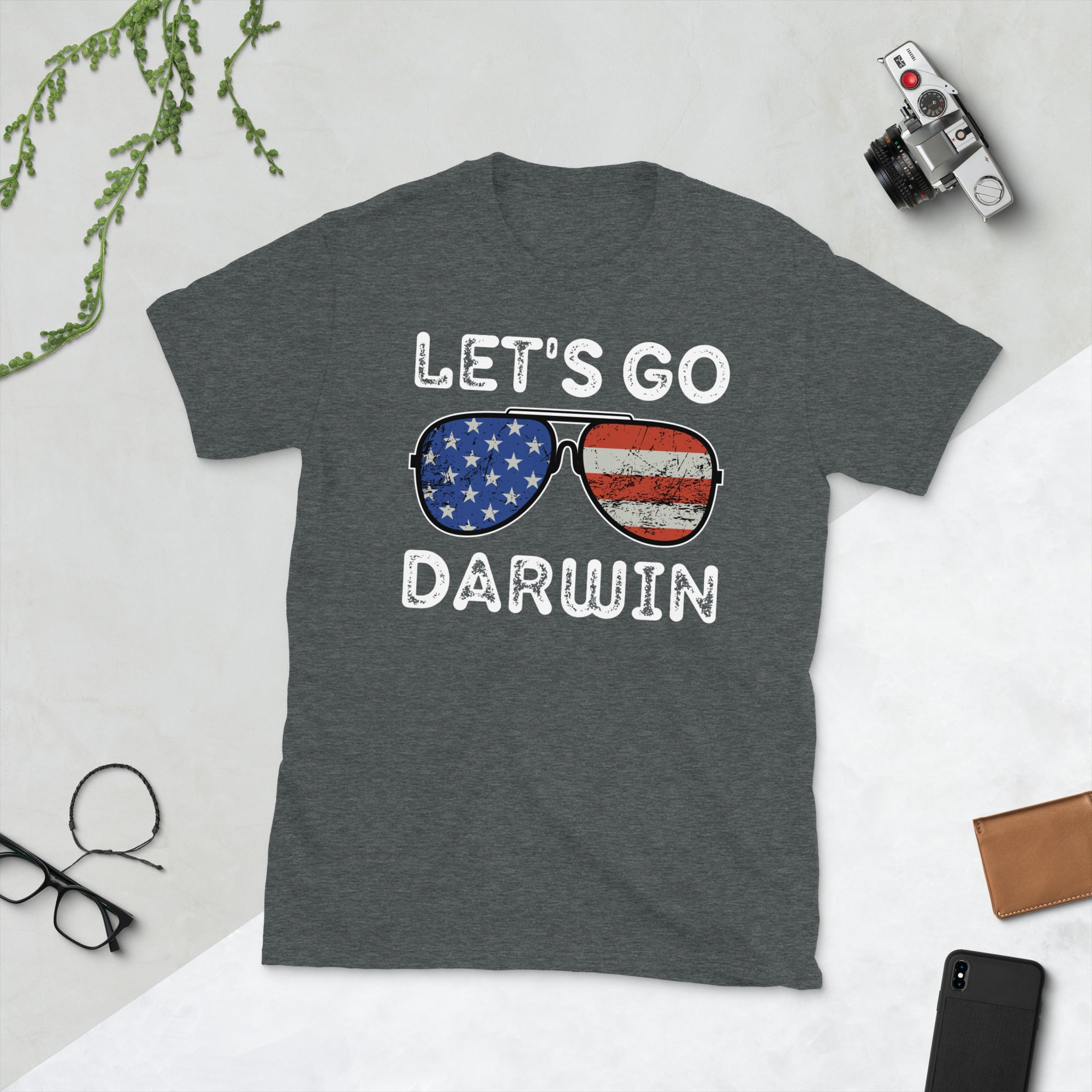 Lets Go Darwin Shirt, Let's Go Darwin TShirt, Fully Vaccinated T-Shirt, Pro Vaccine, Pro Biden, Funny Vaccinated Shirt, Funny Democrat Gifts - Madeinsea©