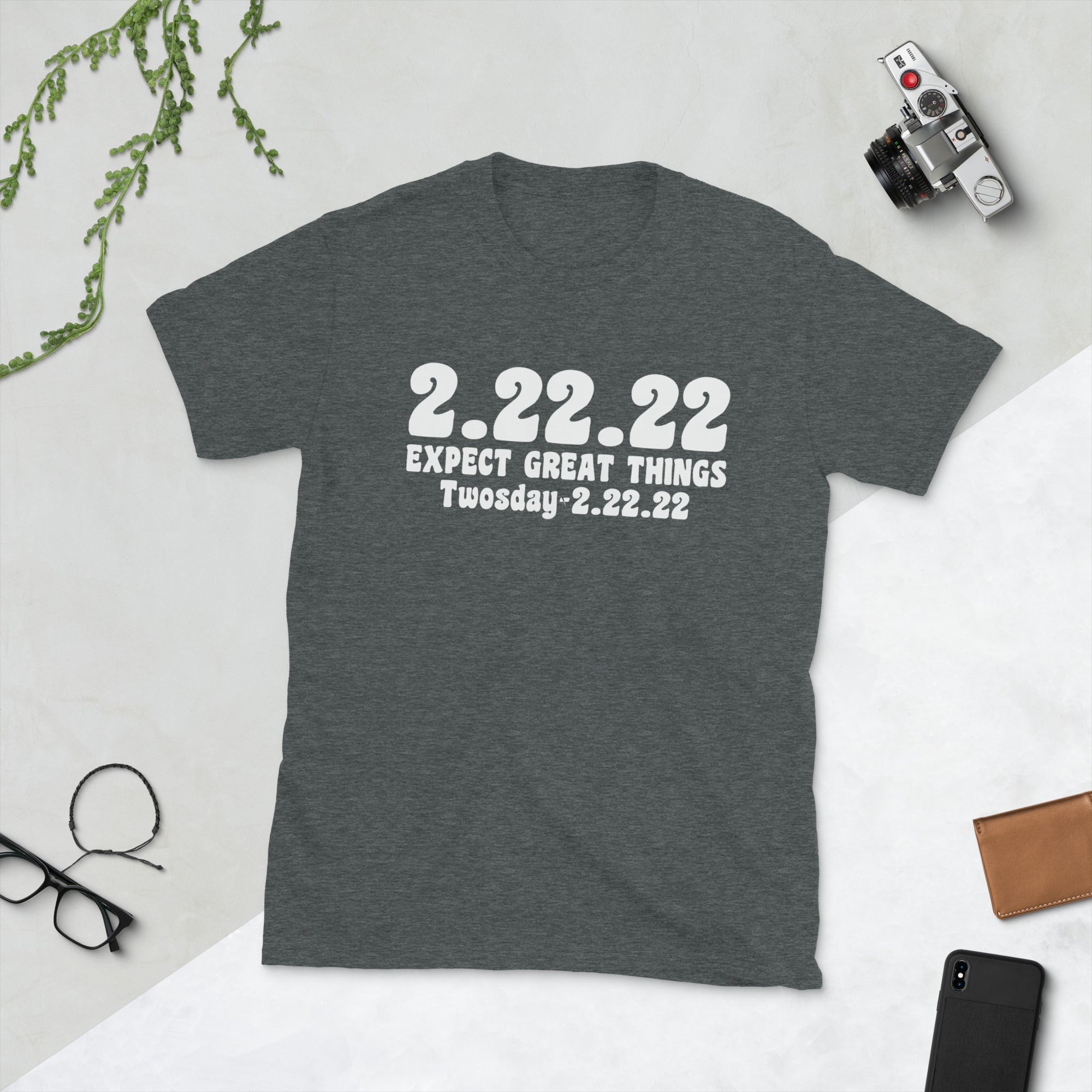 Funny Twosday Shirt, Twosday T-Shirt, Expect Great Things, Tuesday 2-22-22, Numerology Gifts, 2-22-22 Shirt, Math Teacher Shirt, 22-2-2022