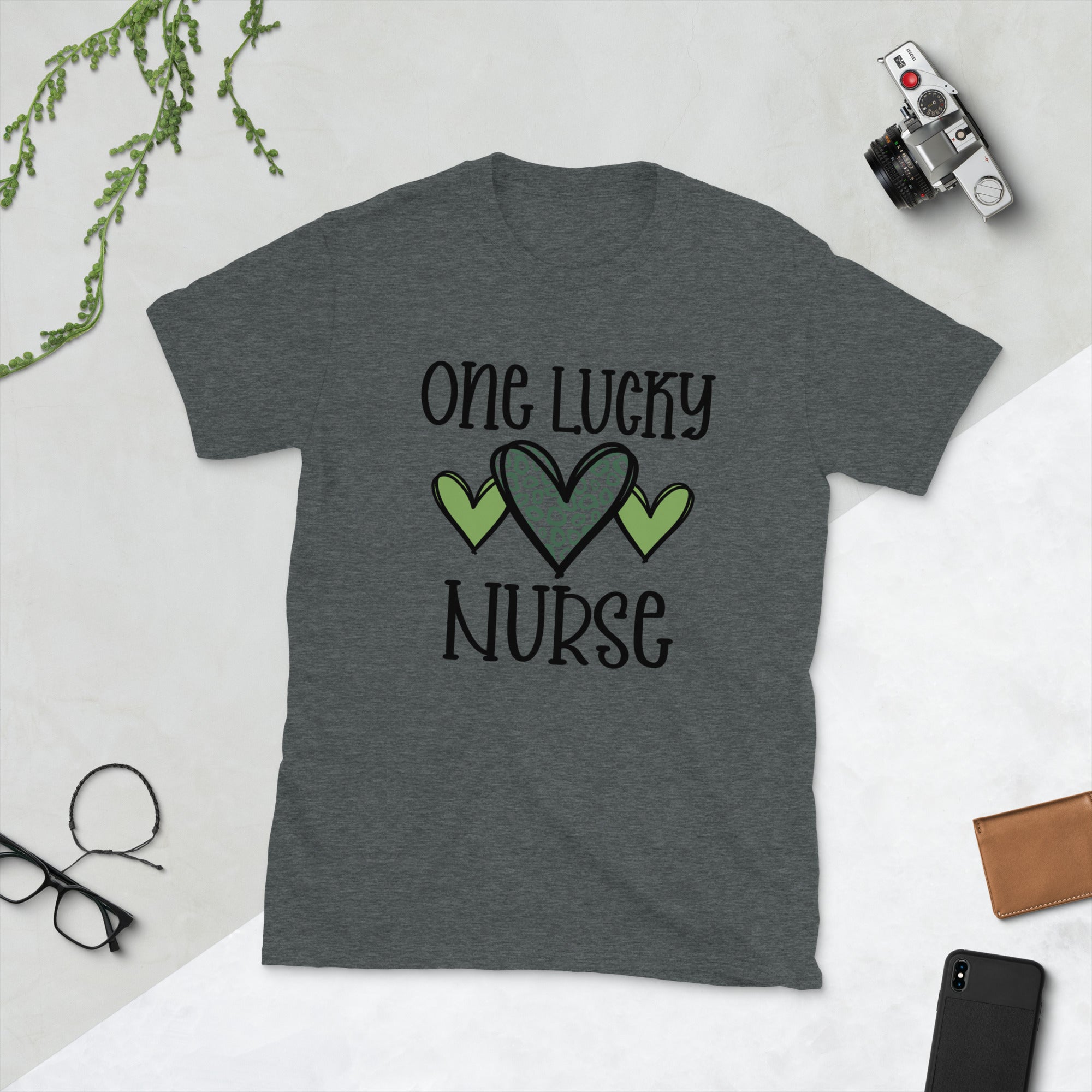 One Lucky Nurse Shirt, St Patricks Day Nurse Shirt, Irish Nurse Gift, Shamrock Nurse T-Shirt, St. Patty&#39;s Shirt, Gift for Nurses, Nurse Tee