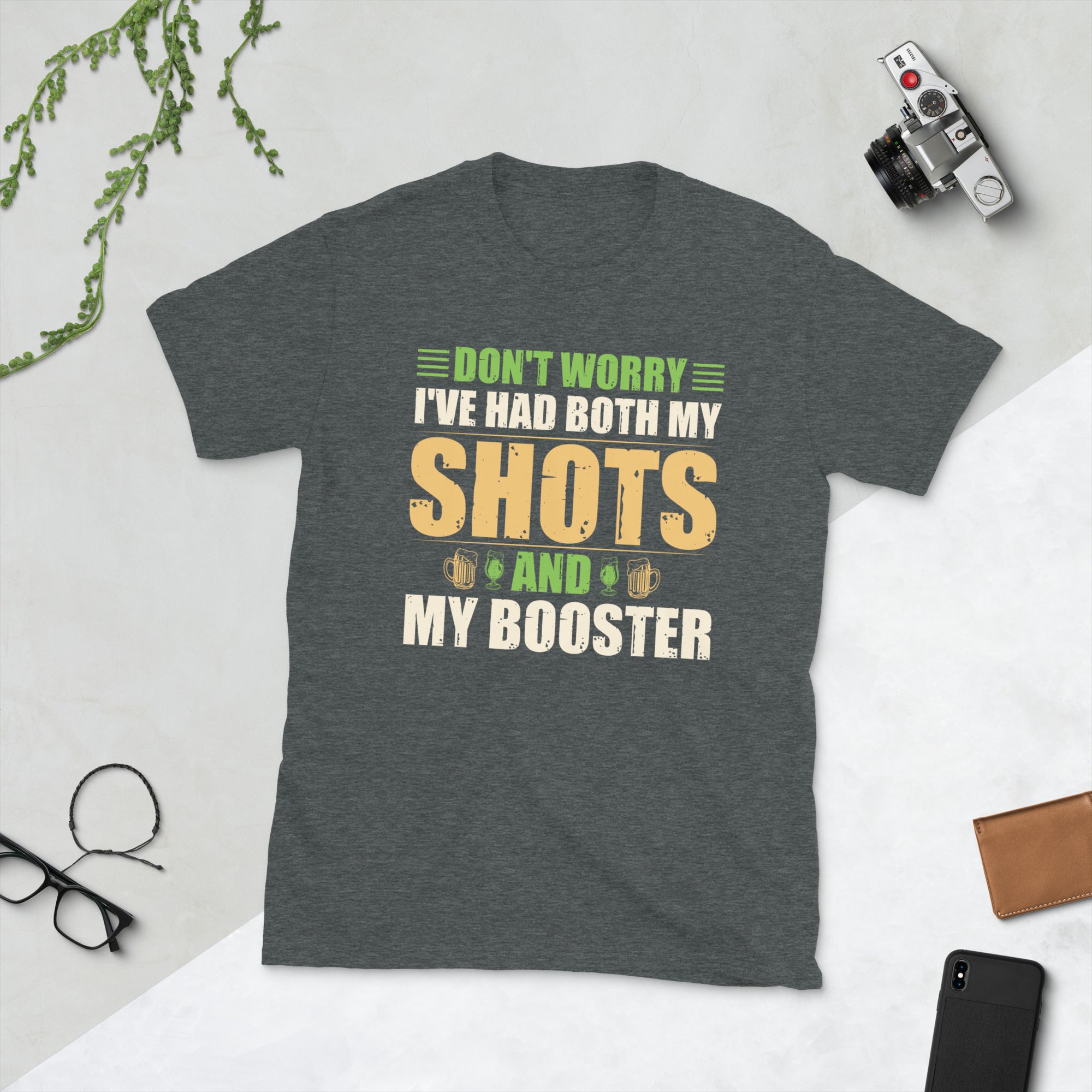 Don't Worry I've Had Both Of My Shots And Booster TShirt, Funny Vaccination Gifts, Funny Vaccination Tequila Shirt, Booster Shot T Shirt