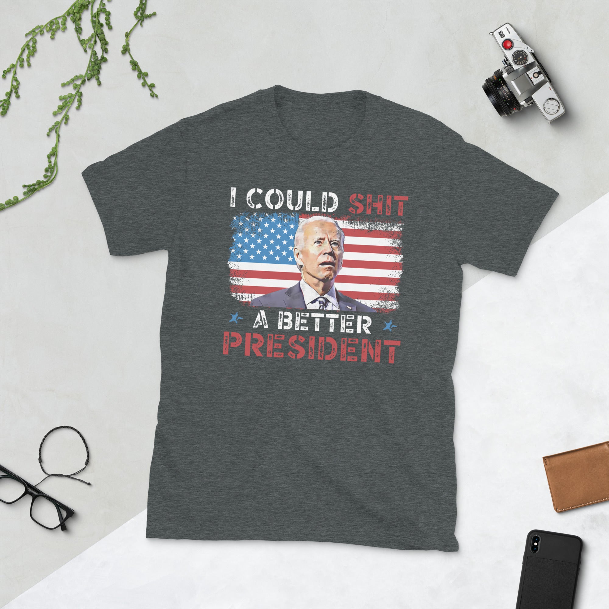 Ich könnte ein besserer Präsident sein, FJB-Shirt, Anti-Biden-Shirt, lustiges Republikaner-Shirt, amerikanisches Patrioten-Geschenk, Joe Biden-T-Shirt, US-Flagge