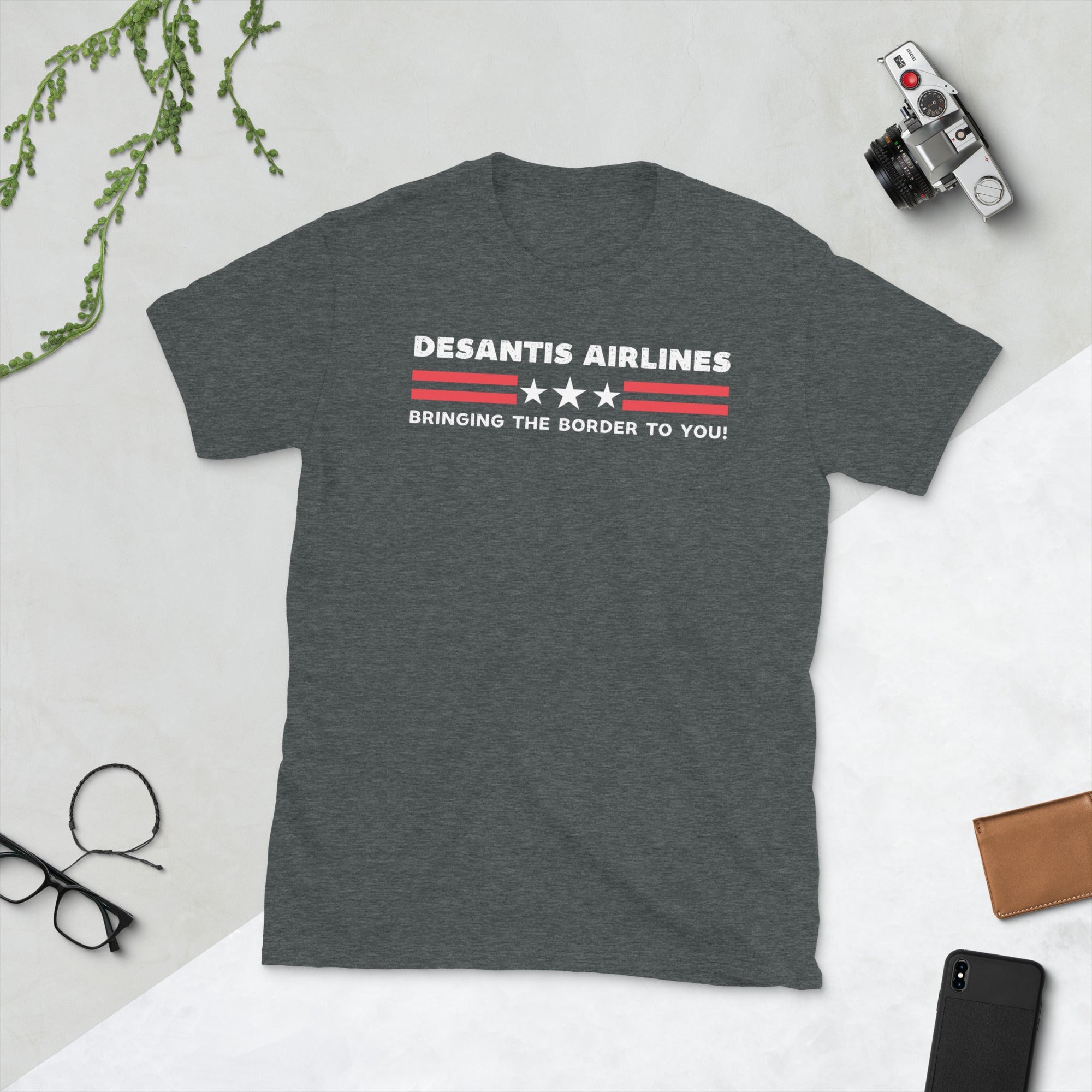 Desantis Airlines, Bringing The Border To You, Desantis Airlines Shirt, Funny Ron Desantis Tshirt, Republican Shirts, Ron Desantis 2024 Tee - Madeinsea©