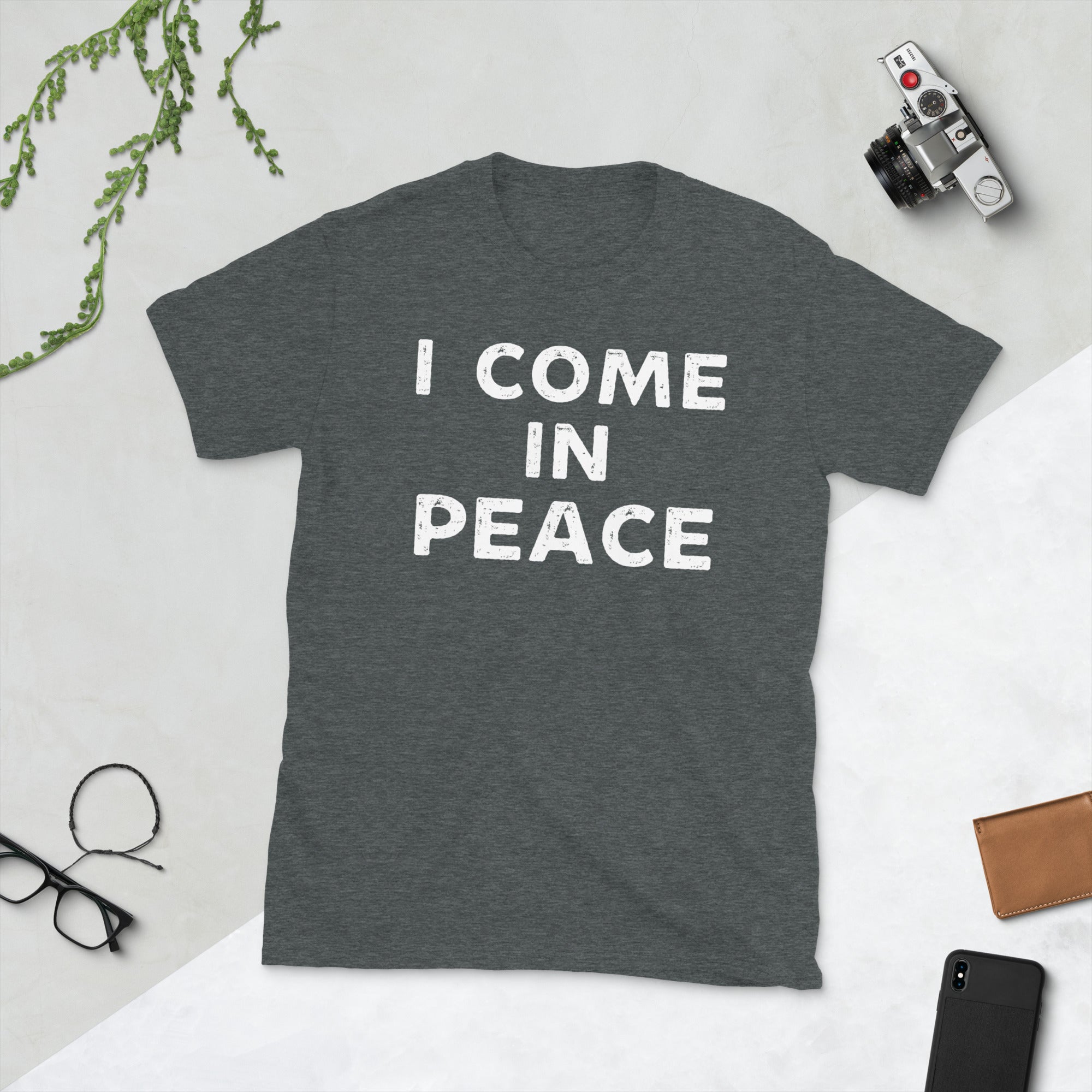 I Come In Peace Shirt, Im Peace Shirt, Funny Couple's Matching Tshirts, Halloween Couples Shirt, Matching Shirts For Halloween, Funny Gifts - Madeinsea©