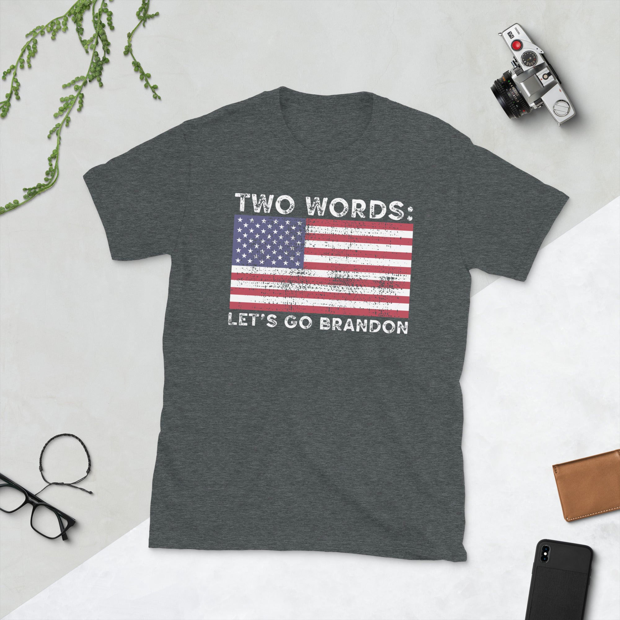 Two Words Lets Go Brandon Shirt, FJB Tshirt, Funny Joe Biden Shirt, Republican T Shirt, Conservative Gifts, Made In America Meme Tee - Madeinsea©