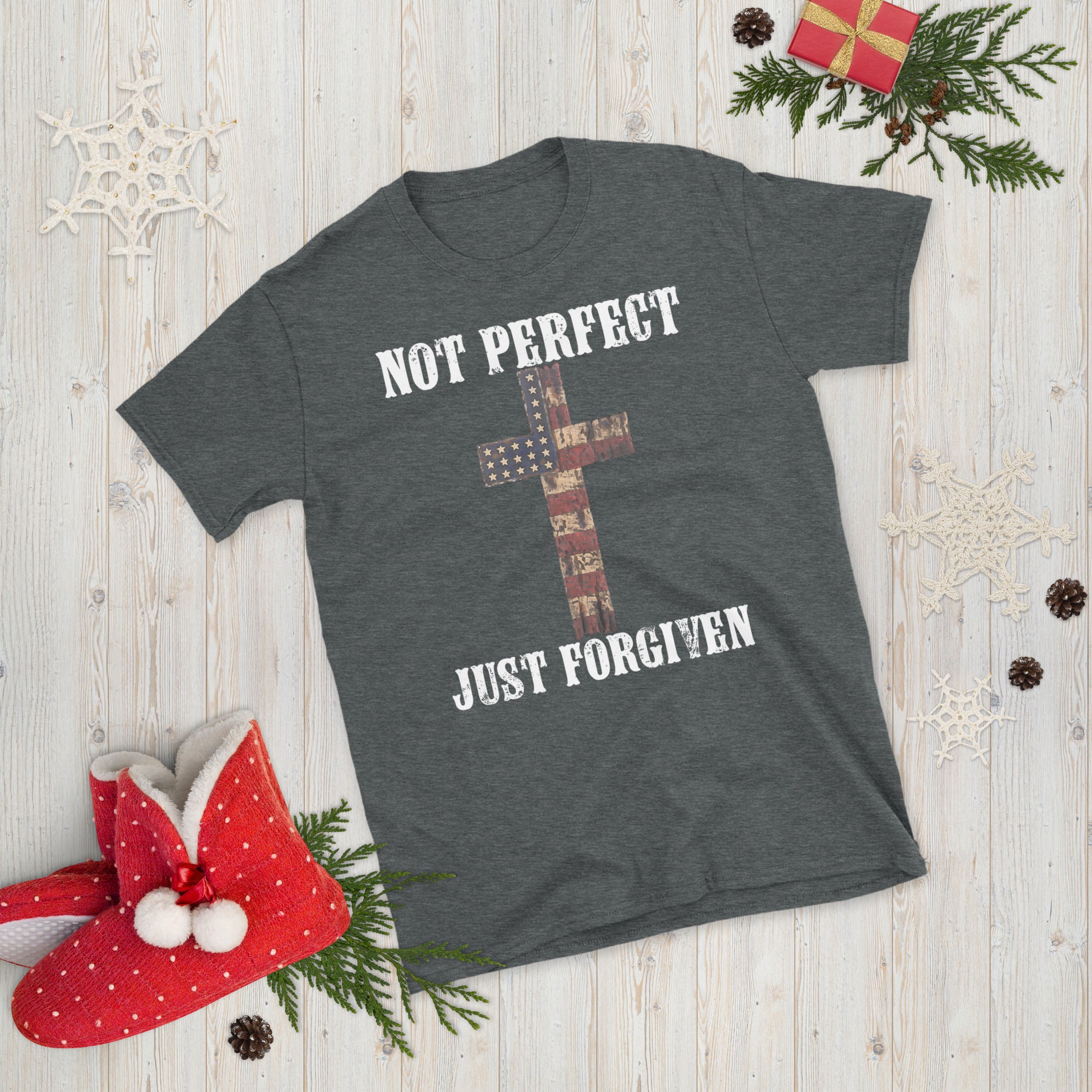 Not Perfect Just Forgiven Shirt, Christian Shirt, Religious Gifts For Women, Bible Verse Tshirt, Religious Gifts, Holy Bible T Shirt - Madeinsea©