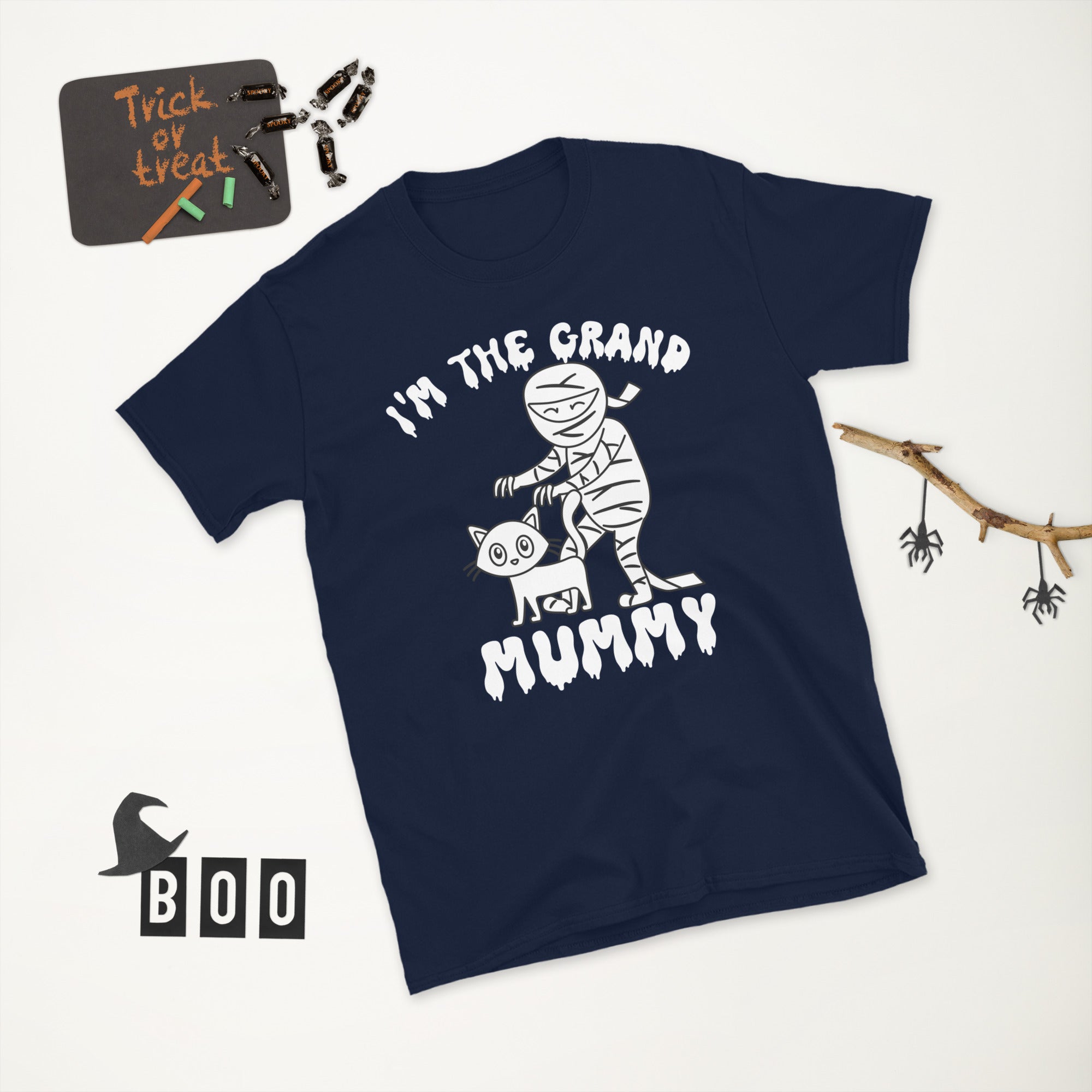 Grandma Halloween Shirt, Im The Grand Mummy, Funny Grandmother Halloween Gifts, Spooky Season Tshirt, Fall Gifts For Grandma - Madeinsea©