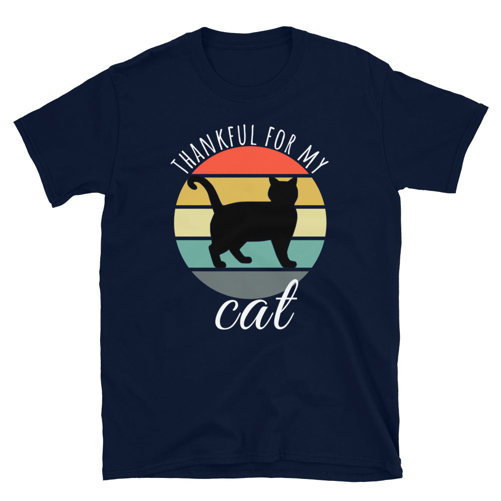 Thankful For My Cat Shirt, Womens Fall Shirt, Hello Fall Shirt, Fall Cat Cute Shirt, Ladys Cat Fall Tee, Autumn cat shirt, cat lady t shirt - Madeinsea©