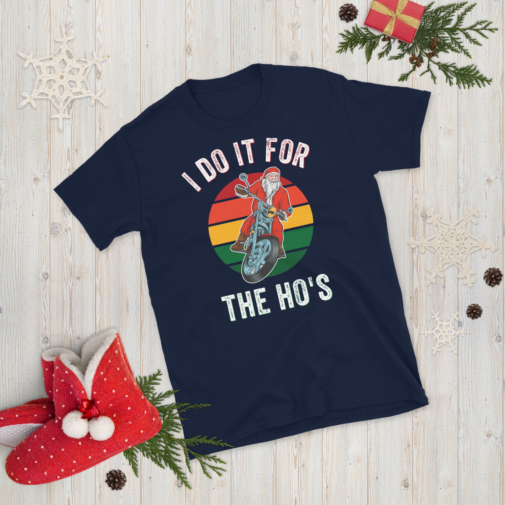 I Do It For The Hos Shirt, Rude Christmas Shirt, Santa Face Shirt, Santa Face Shirt, Rude Xmas Shirt, Offensive Xmas Gifts, Joke Xmas - Madeinsea©