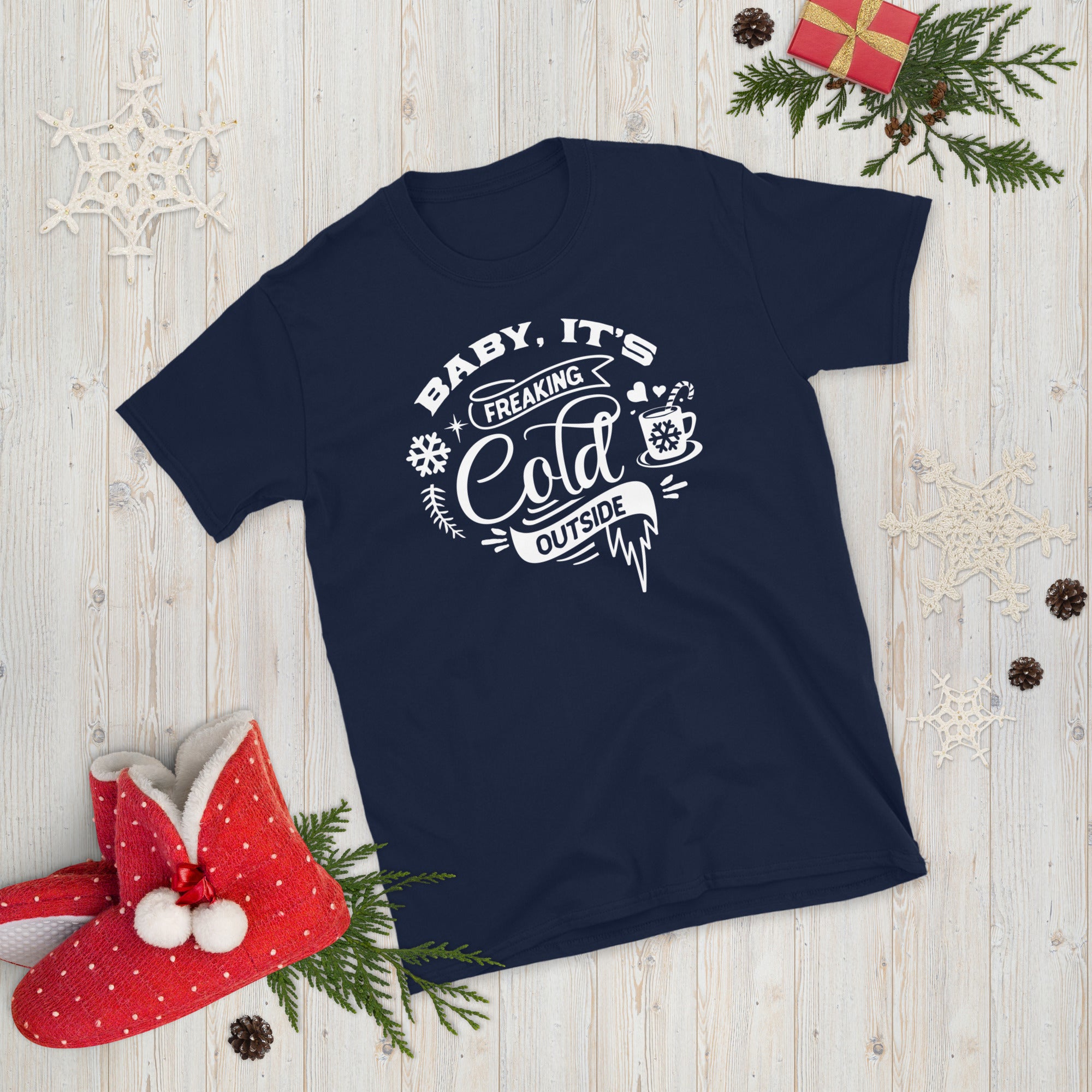 Baby Its Cold Outside Shirt, Holiday Shirt, Cute Christmas Shirt, Funny Christmas Shirt, Matching Christmas, Gift for Her, Cute Winter Shirt