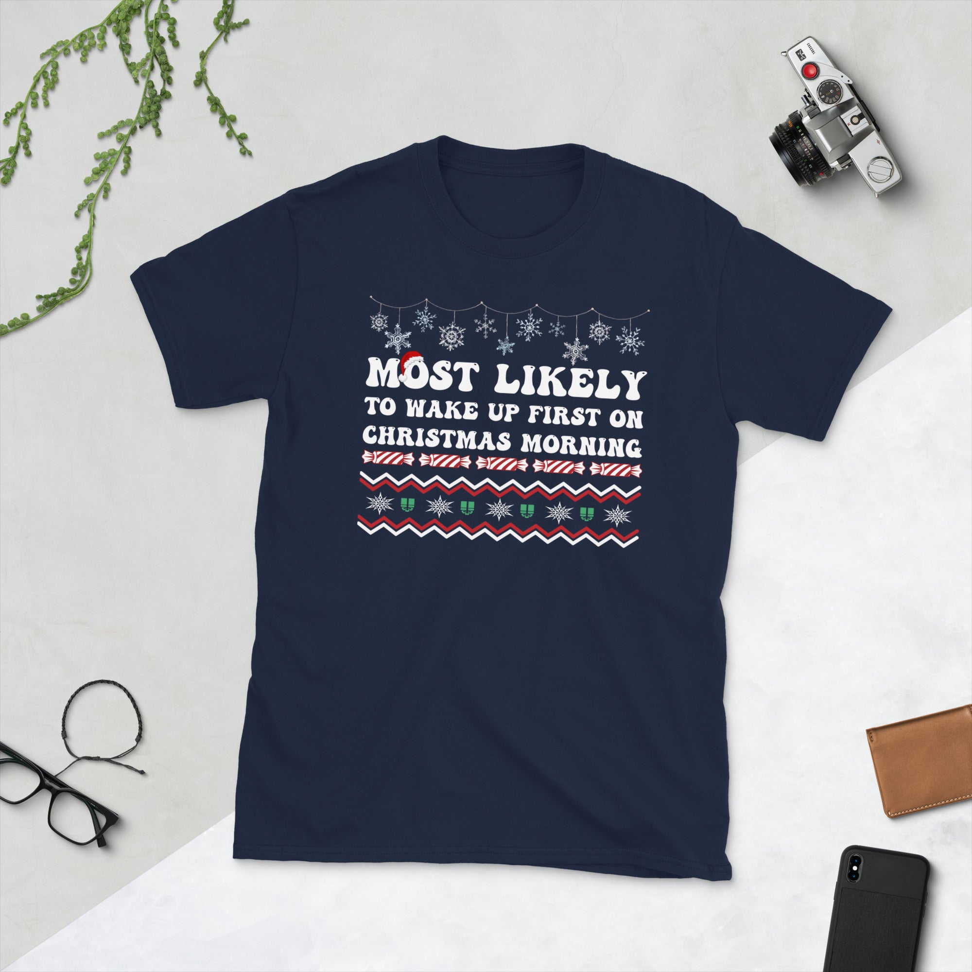 Most Likely To Shirts Christmas, Most likely to wake up first on christmas morning, Family Matching Shirt, Groovy Xmas Gifts Shirt