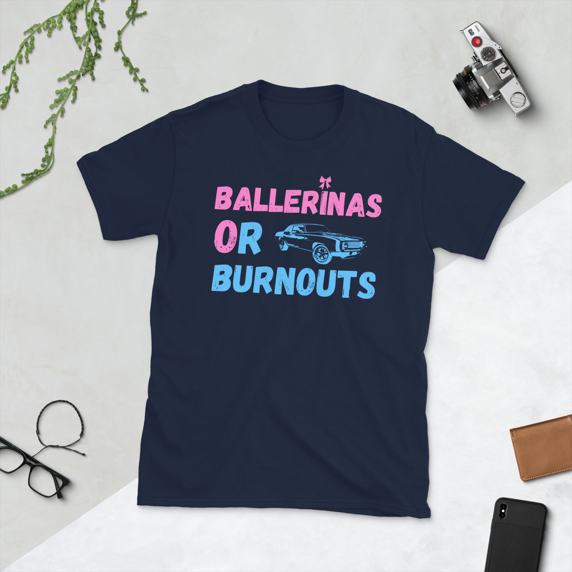 Ballerinas Or Burnouts Shirt, Gender Reveal TShirt, Pregnancy Announcement, New Parent Gifts, Gender Reveal Party Tshirt, Baby Shower Tee