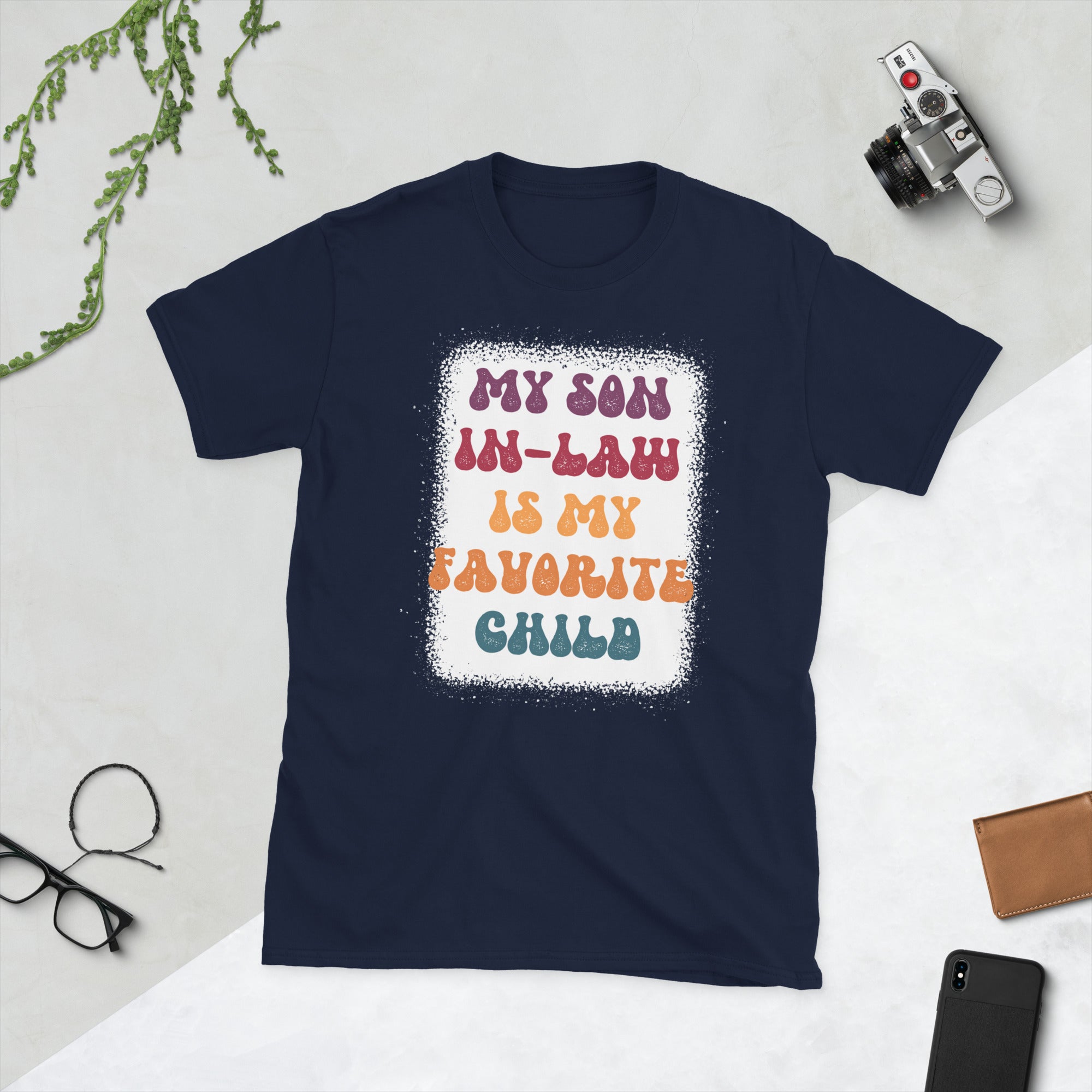 My Son In Law Is My Favorite Child Funny Shirt, Mother In Law Groovy Shirt, Funny Family T-shirt, Funny Son Tee, Gift For Father In Law