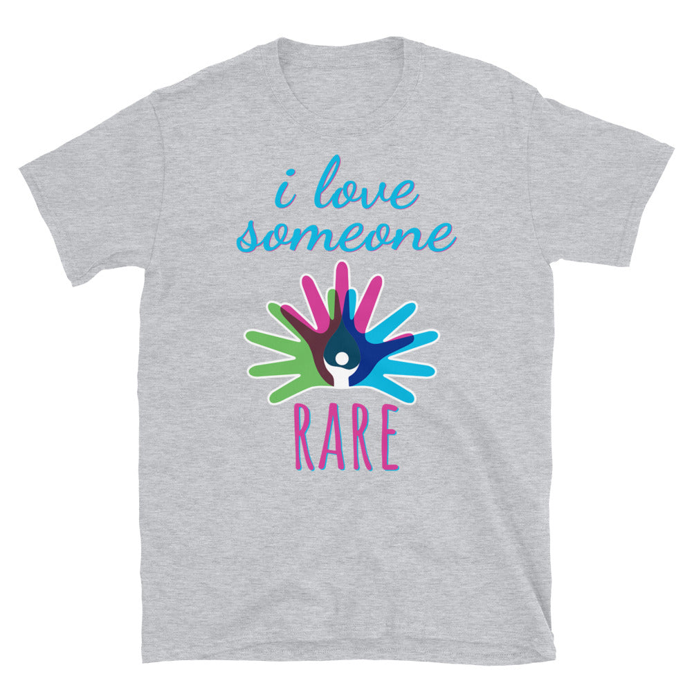 I love someone rare, I love someone rare Tshirt, Short-Sleeve Unisex T-Shirt for Rare disease awareness - Madeinsea©