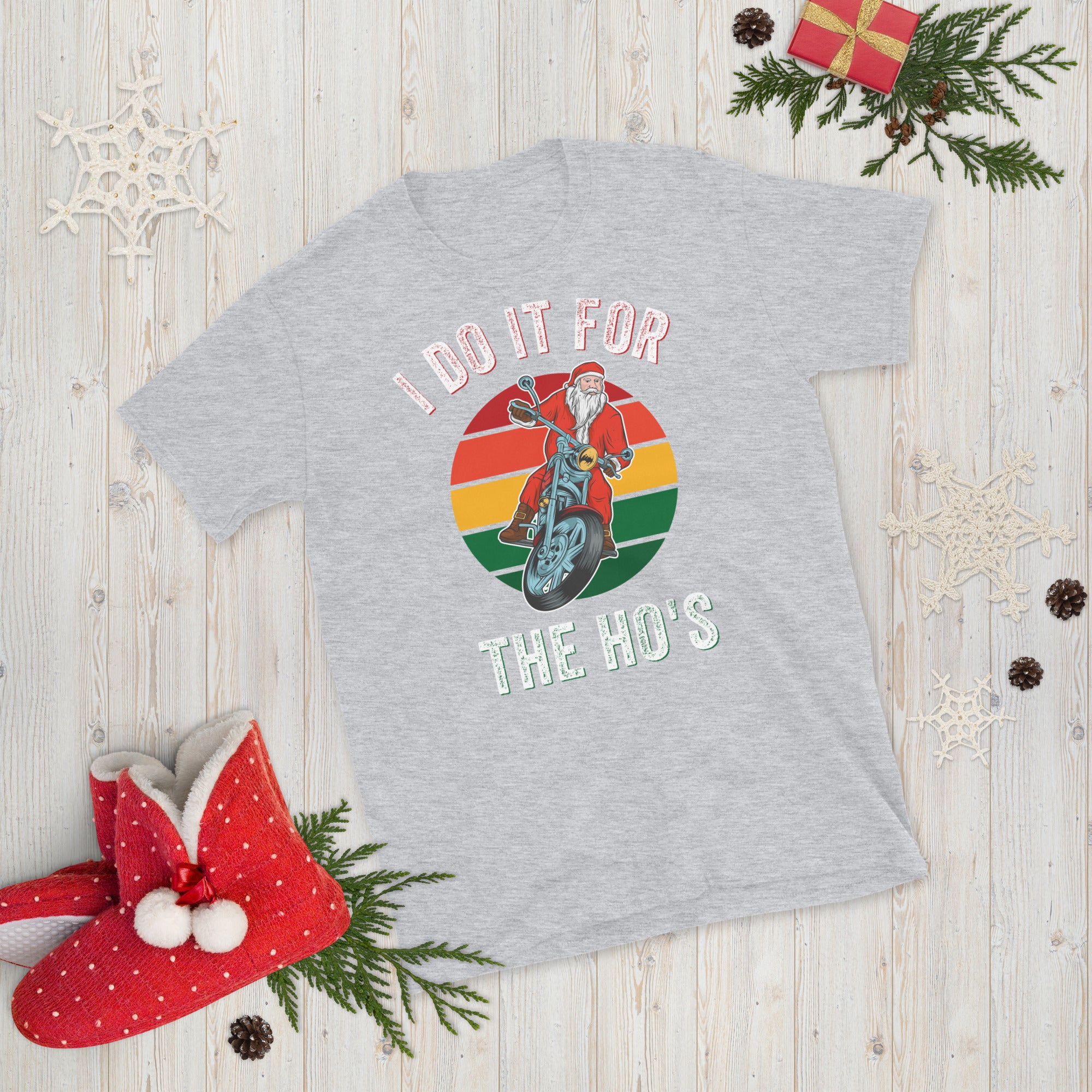 I Do It For The Hos Shirt, Rude Christmas Shirt, Santa Face Shirt, Santa Face Shirt, Rude Xmas Shirt, Offensive Xmas Gifts, Joke Xmas - Madeinsea©