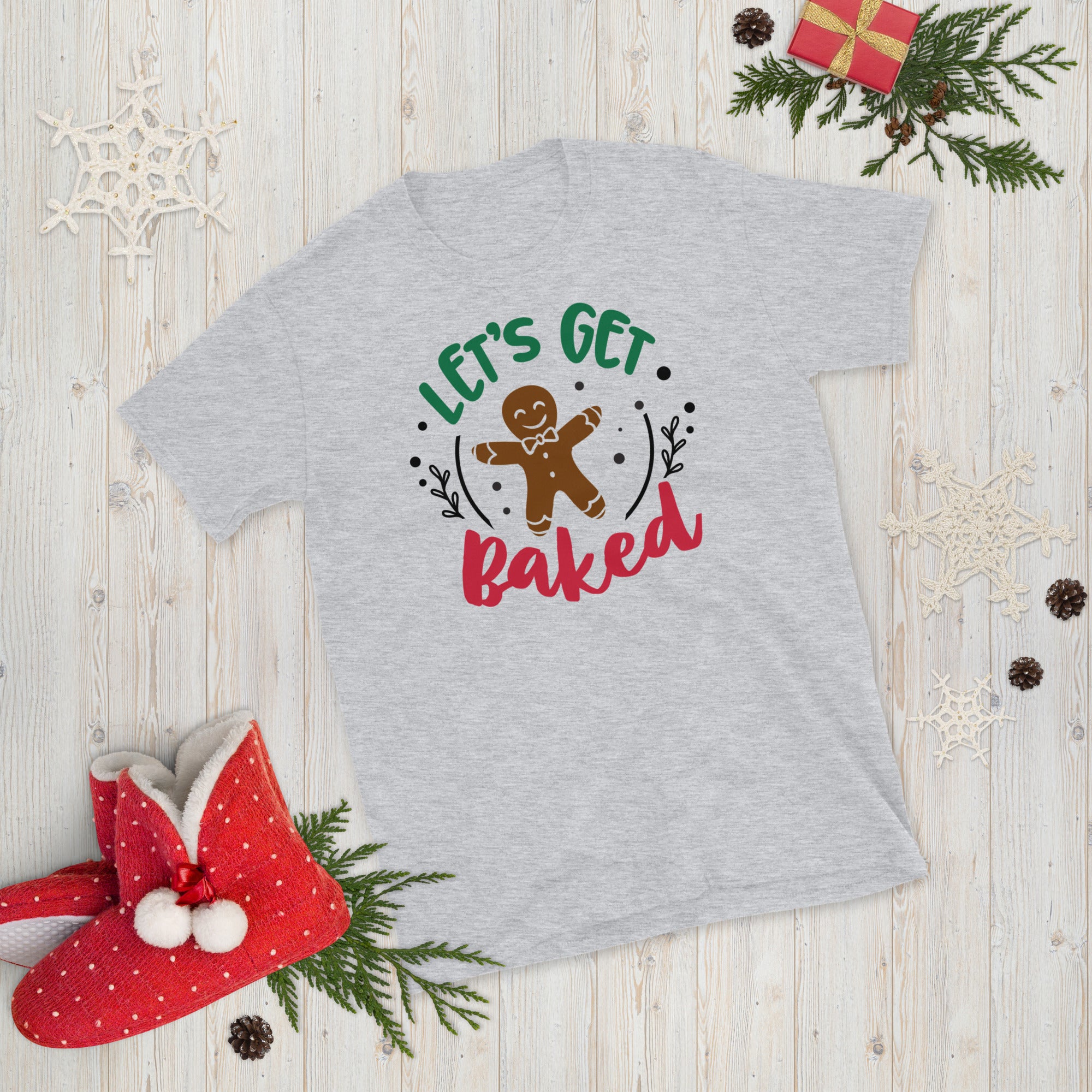 Let's Get Baked Shirt, Christmas Shirt, Funny Christmas Shirt, Xmas Baking Shirt, Gingerbread Shirt, Wine Christmas Shirt, Christmas Party - Madeinsea©