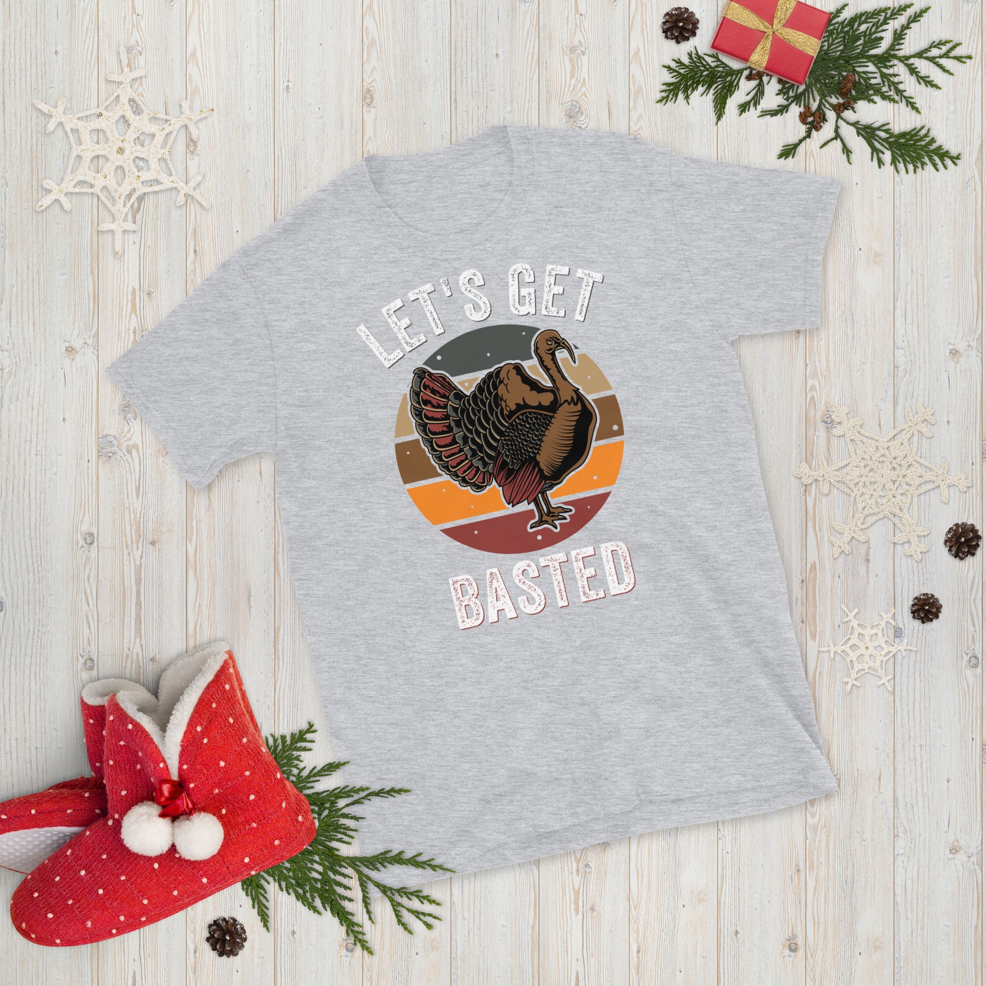 Let's Get Basted Thanksgiving Shirt, Funny Thanksgiving Shirts, Matching Thanksgiving Shirts, Turkey Shirt, Family Thanksgiving T Shirt - Madeinsea©