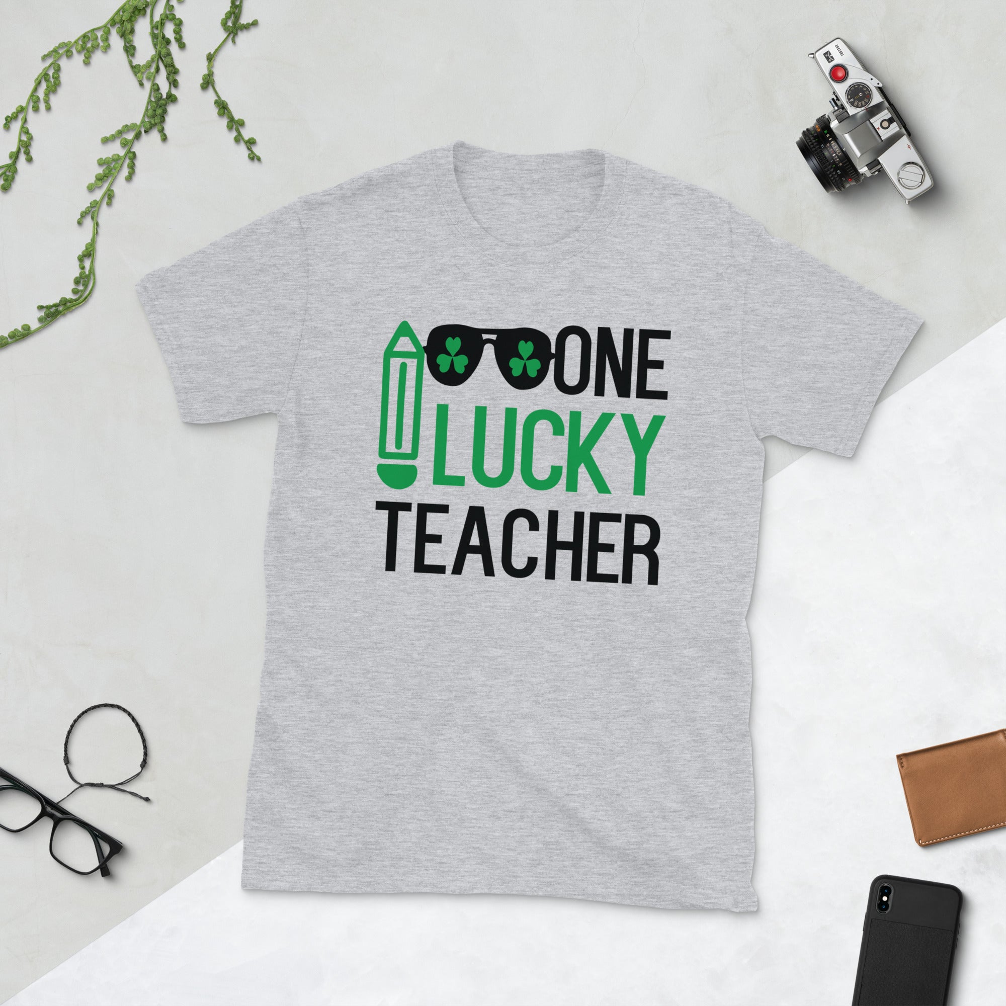 One Lucky Teacher Shirt, St Patricks Day Teacher Shirt,Lucky Shirt, St Patrick&#39;s Day TShirt, Shamrock T-Shirt, St. Patty&#39;s Gifts,Teacher Tee