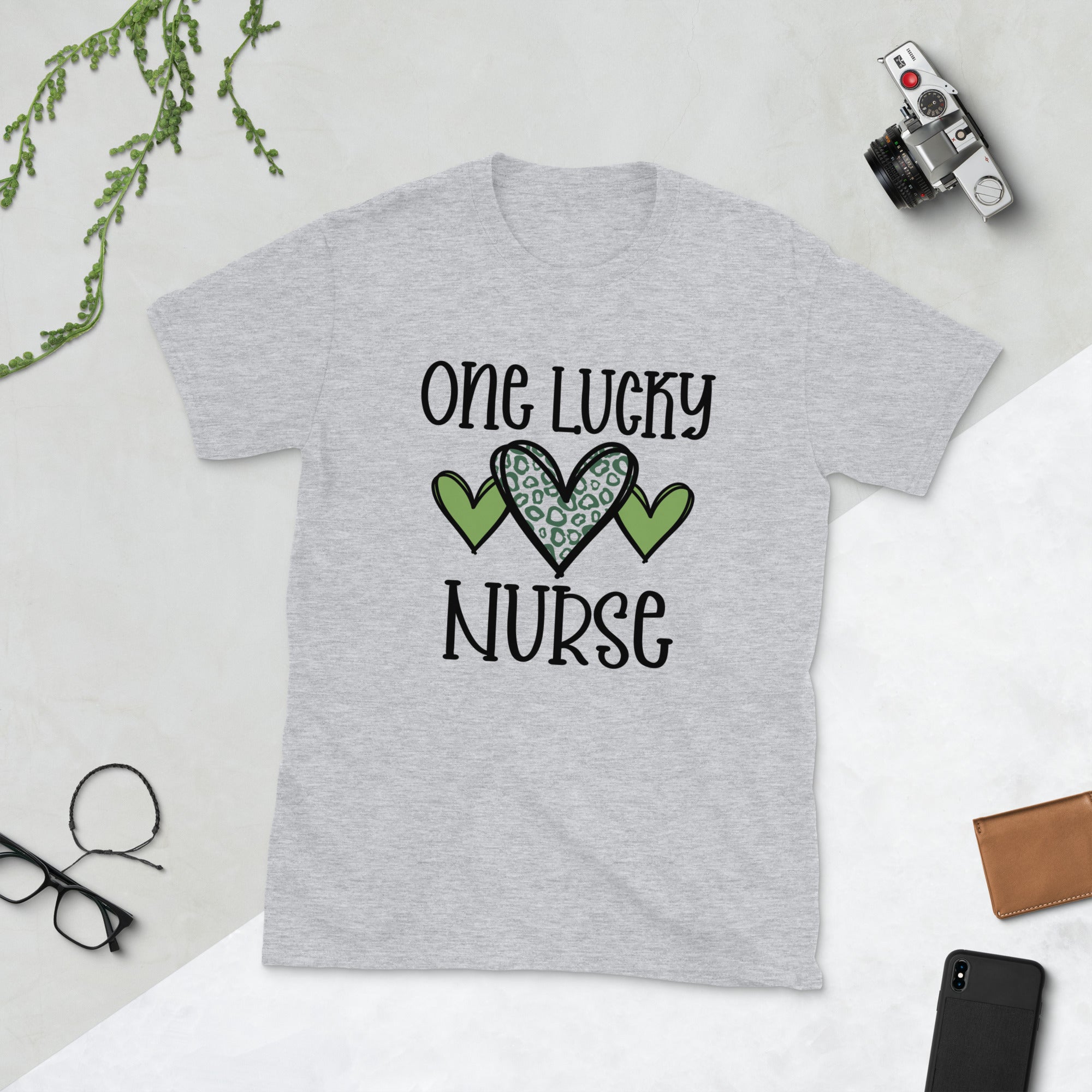 One Lucky Nurse Shirt, St Patricks Day Nurse Shirt, Irish Nurse Gift, Shamrock Nurse T-Shirt, St. Patty&#39;s Shirt, Gift for Nurses, Nurse Tee