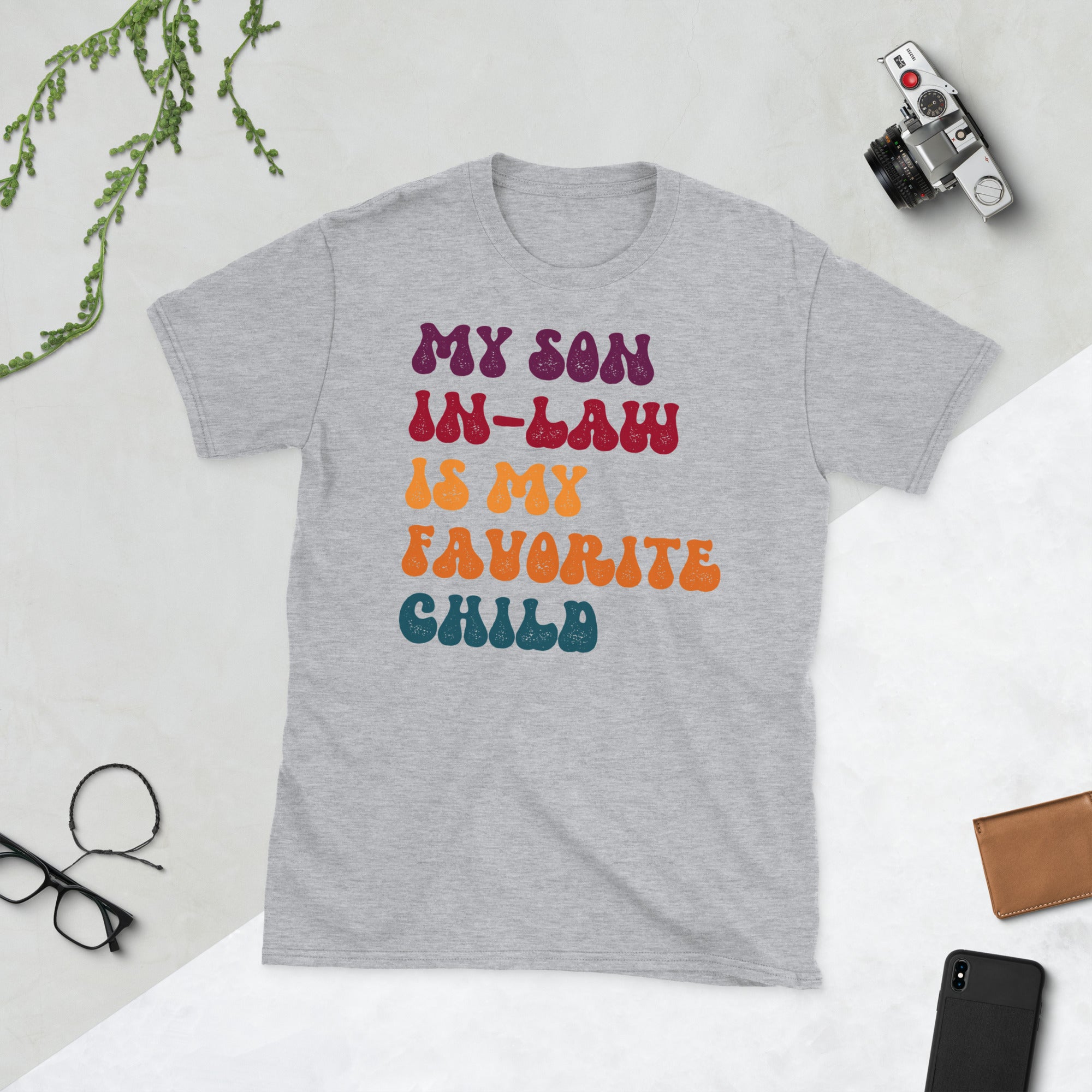 My Son In Law Is My Favorite Child Funny Mother In Law Groovy Shirt, Funny Family T-shirt, Funny Son Tee, Gift For Mother In Law - Madeinsea©