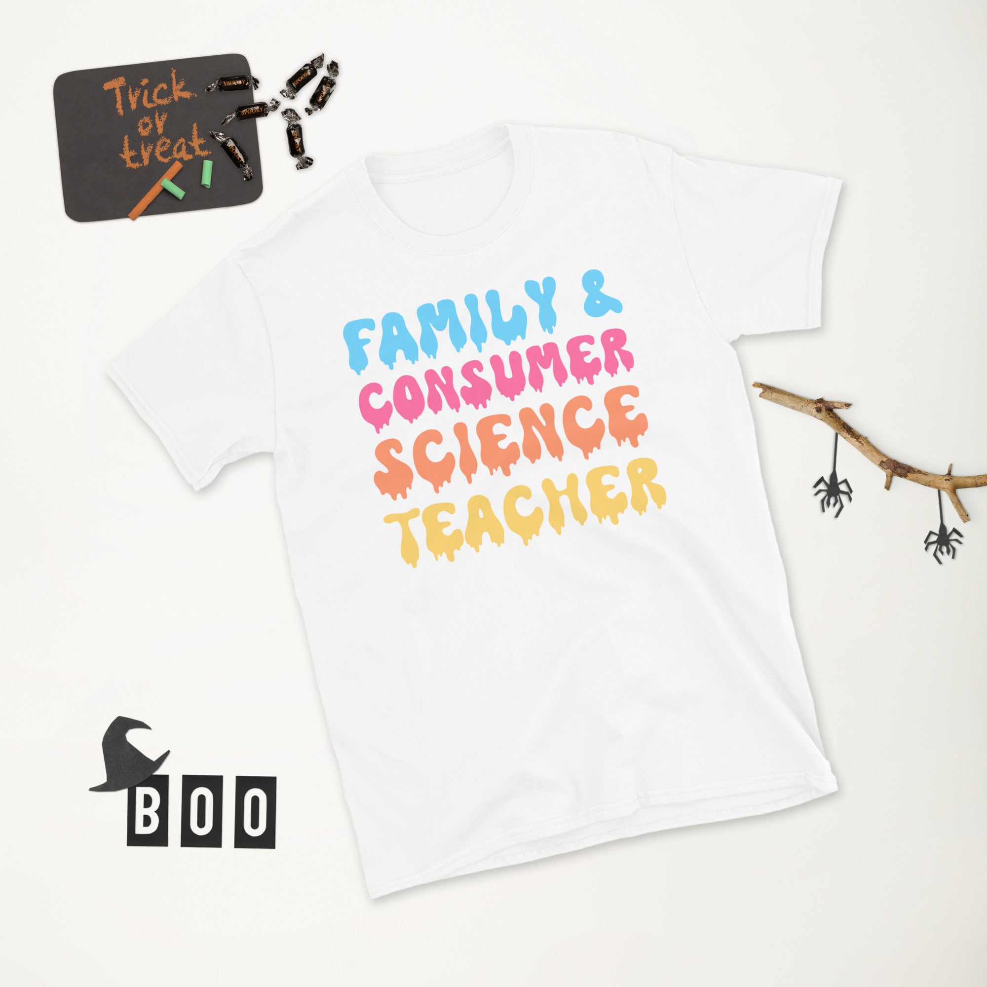 Halloween FCS Teacher Shirt, Family and Consumer Science Teacher, Teacher Love TShirt, Halloween Teacher Costume, Groovy FCS Teacher Tee - Madeinsea©