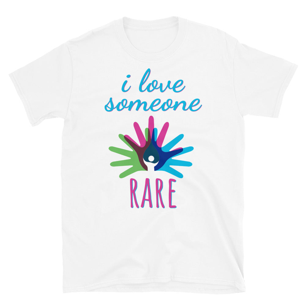 I love someone rare, I love someone rare Tshirt, Short-Sleeve Unisex T-Shirt for Rare disease awareness - Madeinsea©