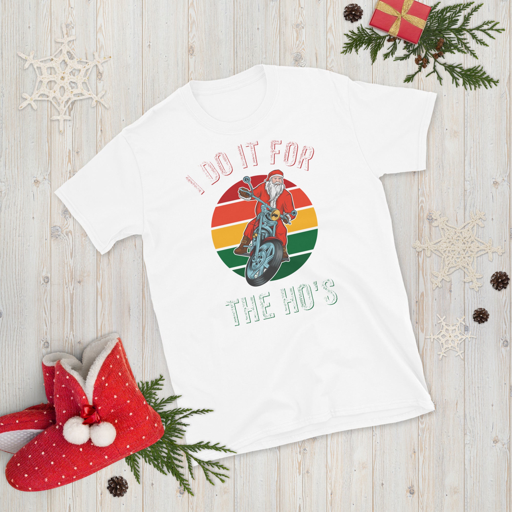 I Do It For The Hos Shirt, Rude Christmas Shirt, Santa Face Shirt, Santa Face Shirt, Rude Xmas Shirt, Offensive Xmas Gifts, Joke Xmas - Madeinsea©