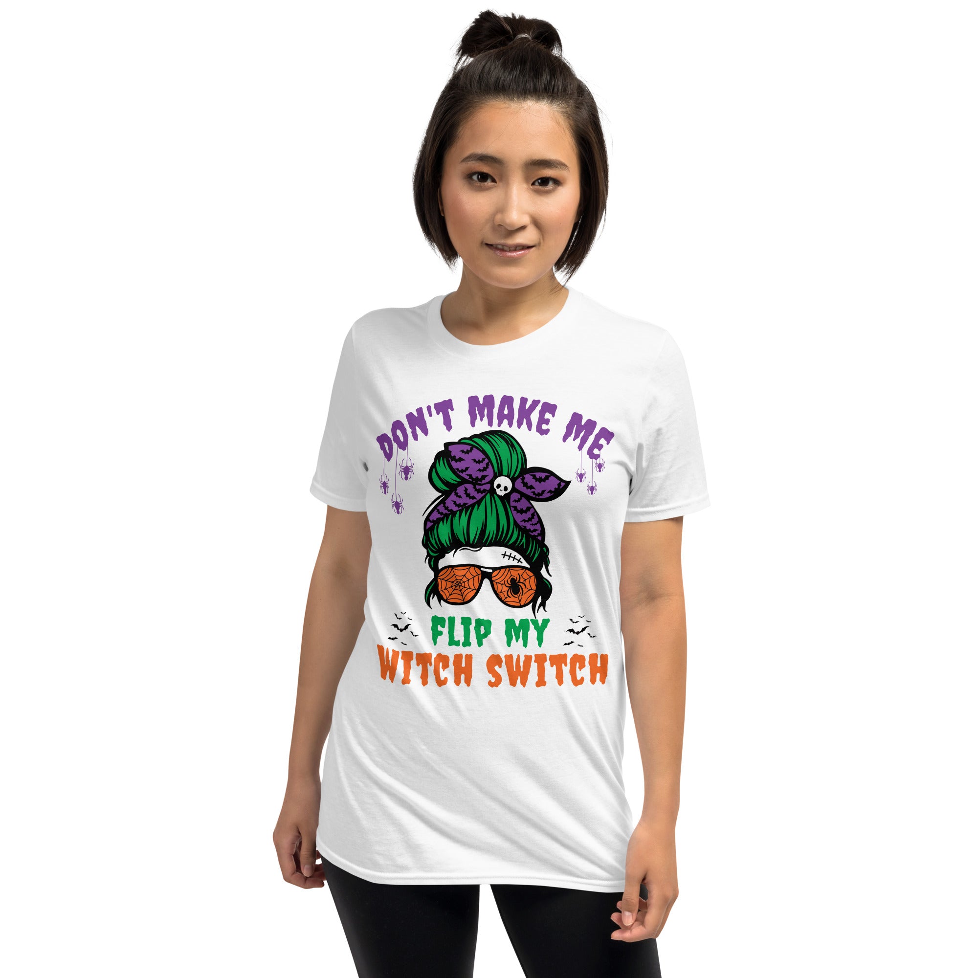 Don't Make Me Flip My Witch Switch, Funny Halloween Shirt, Halloween Costume, Funny Gift For Mom, Cute Halloween Witch Tshirt, Witch Tee - Madeinsea©