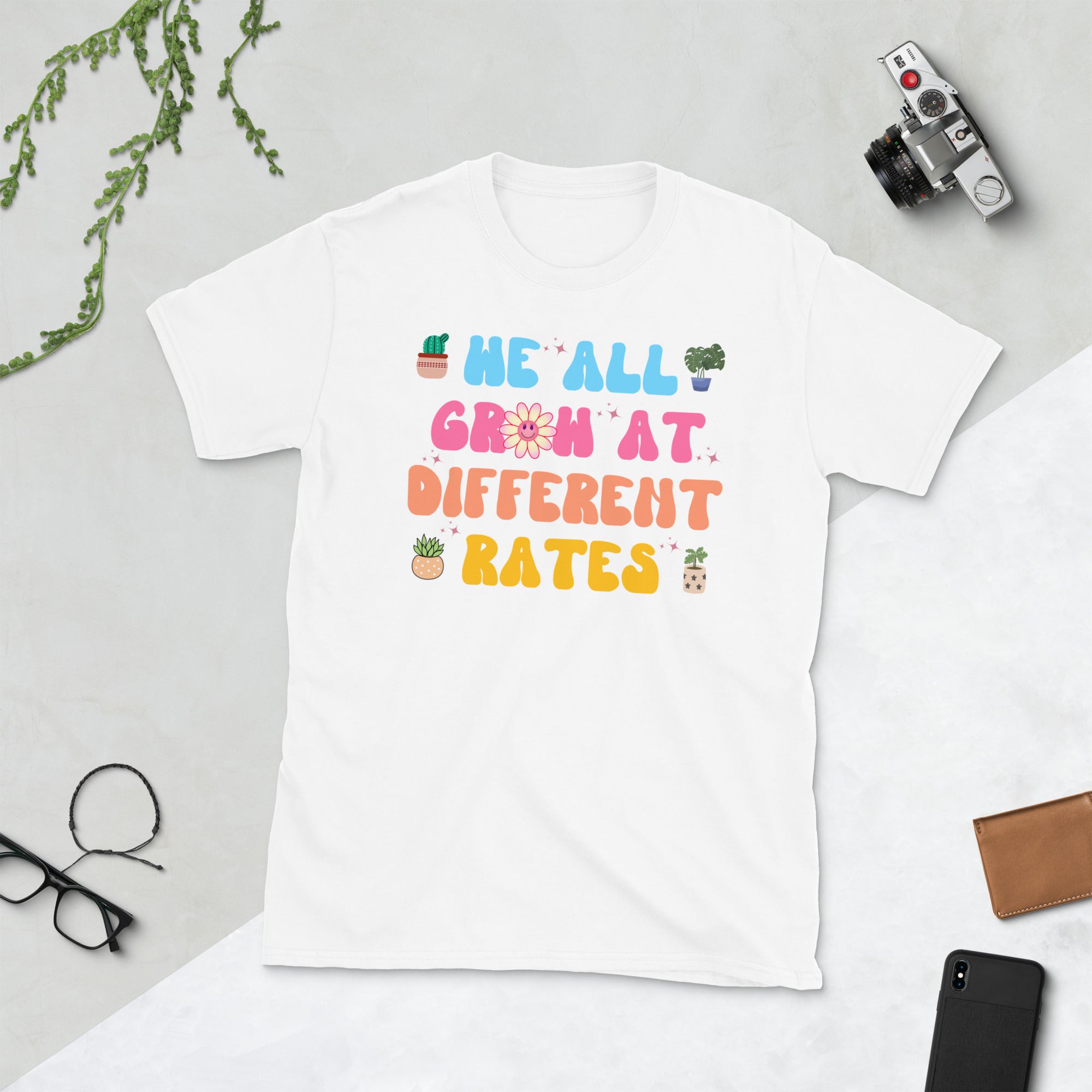 We All Grow At Different Rates, Sped Teacher Shirt, Special Education Teacher Tees, Gift For Kindergarten Elementary Teacher, SPED Teacher - Madeinsea©