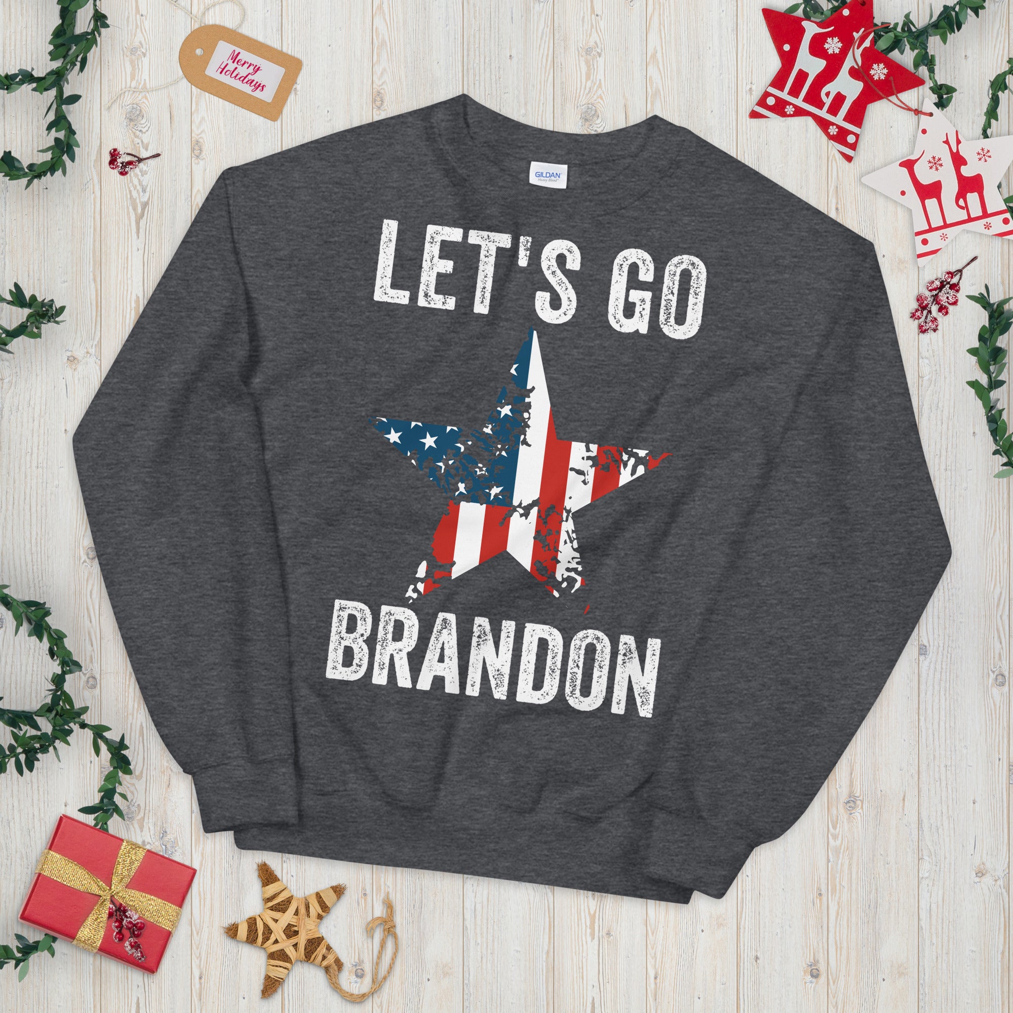 Let's Go Brandon Sweatshirt, Lets go brandon, Funny Joe Biden Sweatshirt, FJB Sweatshirt, Joe Biden Chant, Funny Biden Meme, Anti Biden Pun - Madeinsea©