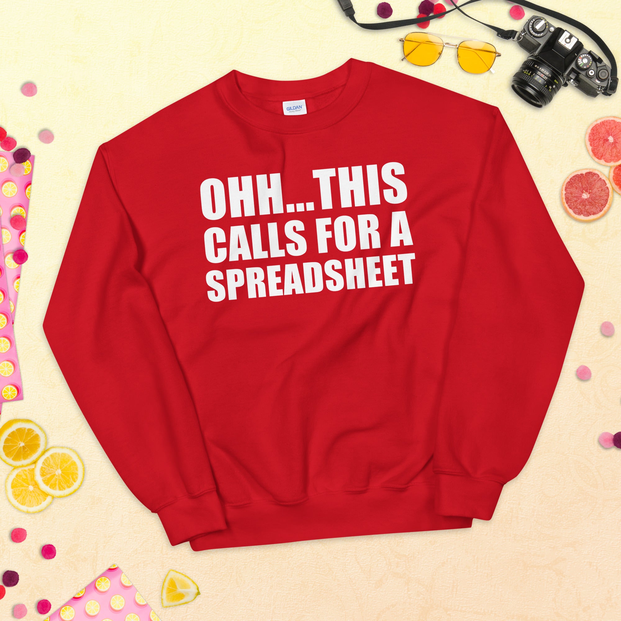Ohh this calls for a Spreadsheet, CPA Gift, Tax Prep Sweater, Accountant Sweatshirt, New cpa shirt, CPA assistant shirt, Funny accountant - Madeinsea©